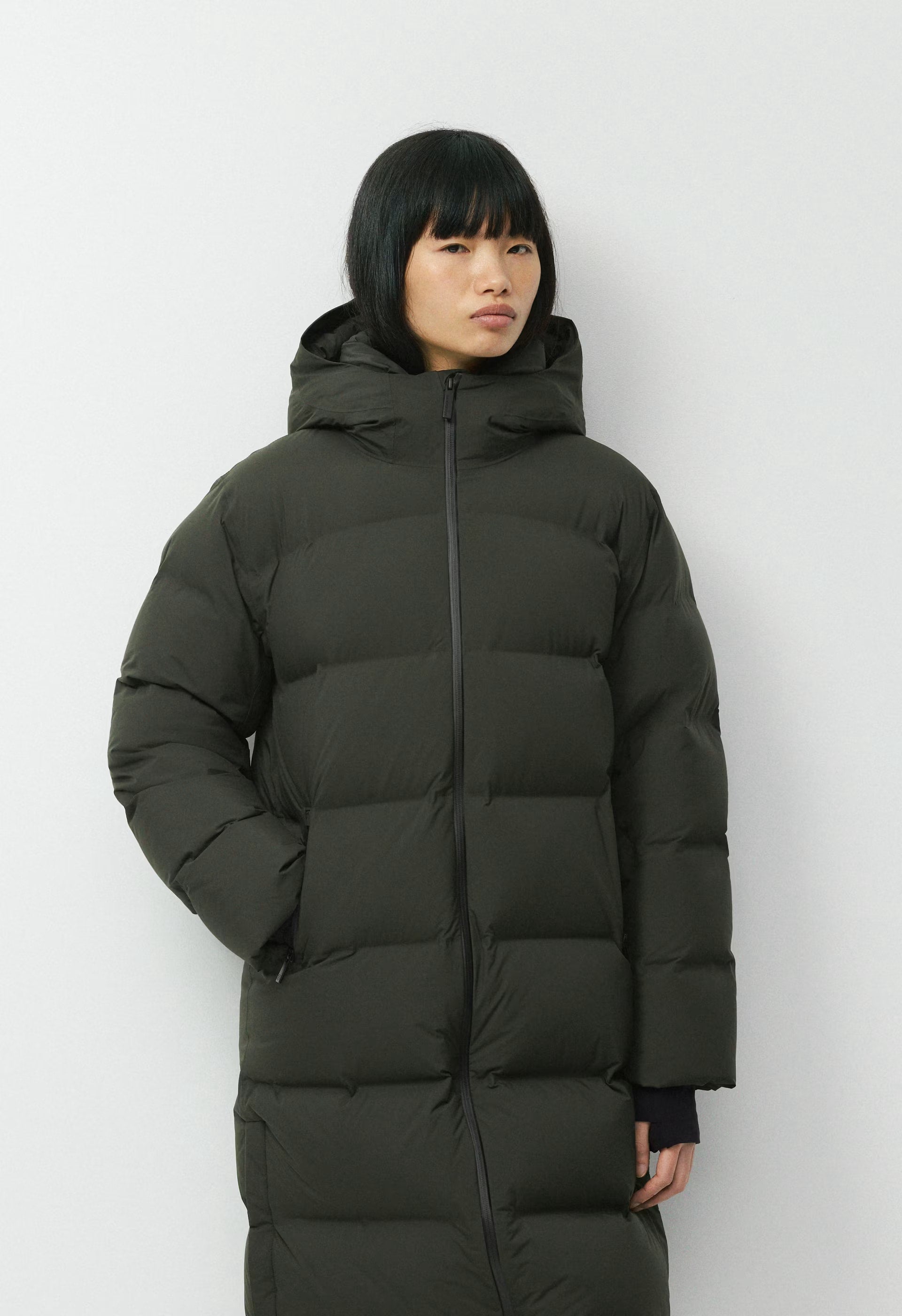 The Super Puff₂O™ Long - Rainstop™ - FLINT GREEN