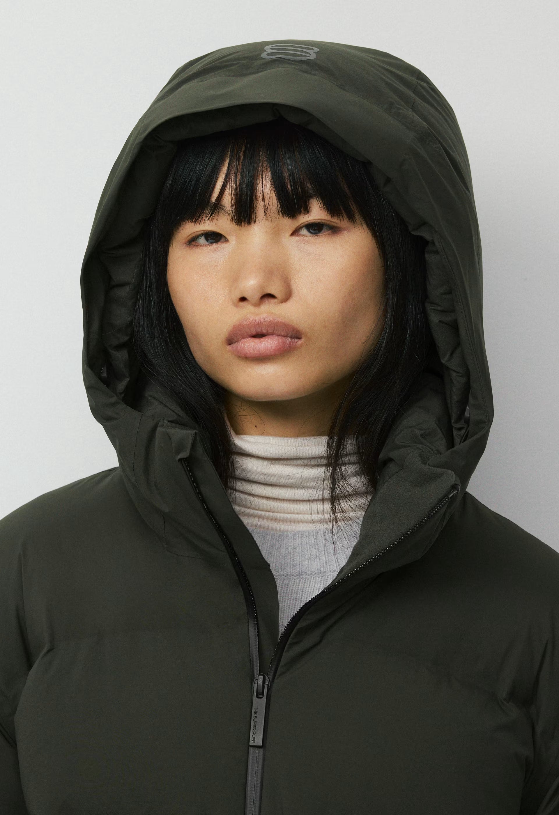 The Super Puff₂O™ Long - Rainstop™ - FLINT GREEN