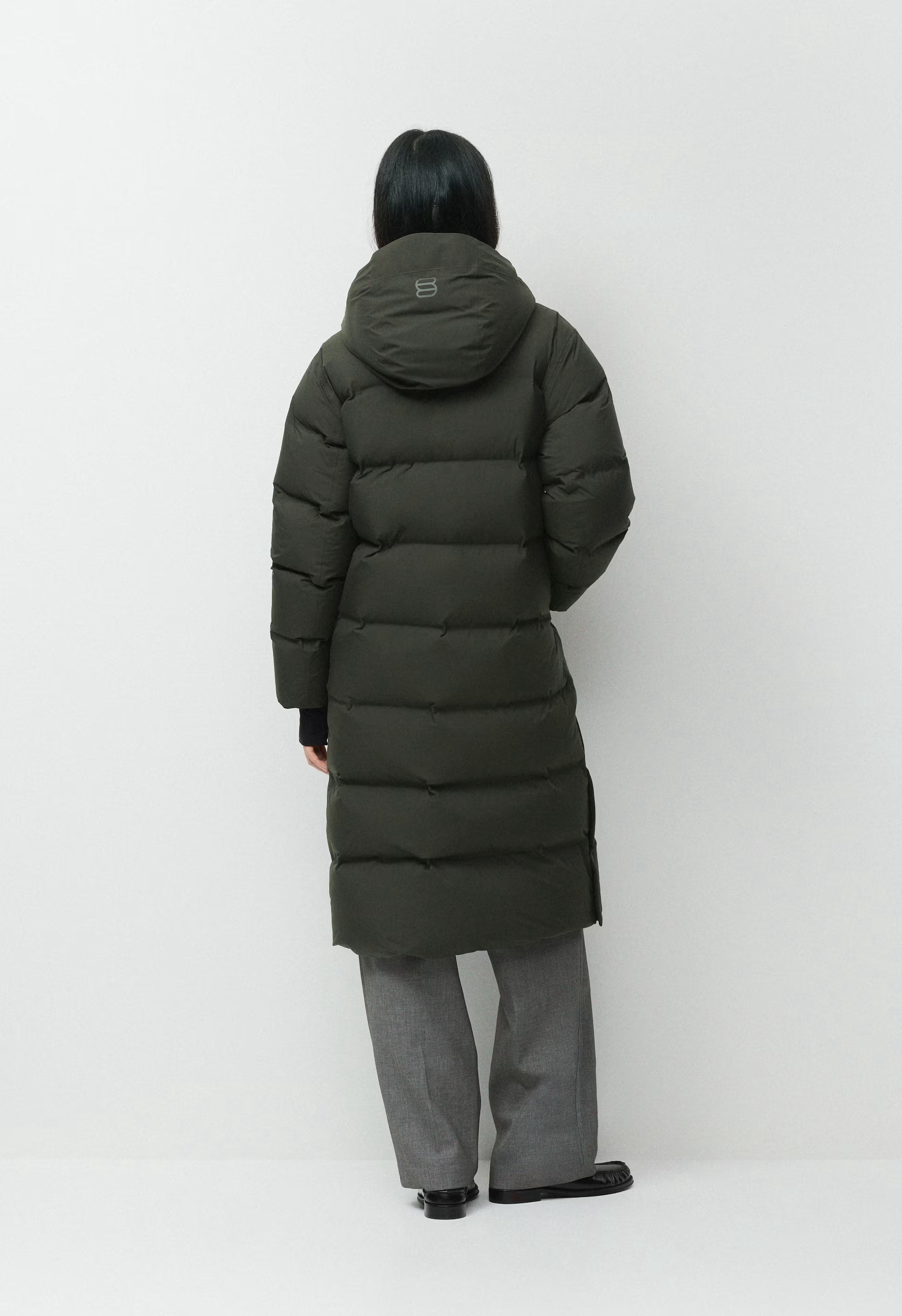 The Super Puff₂O™ Long - Rainstop™ - FLINT GREEN