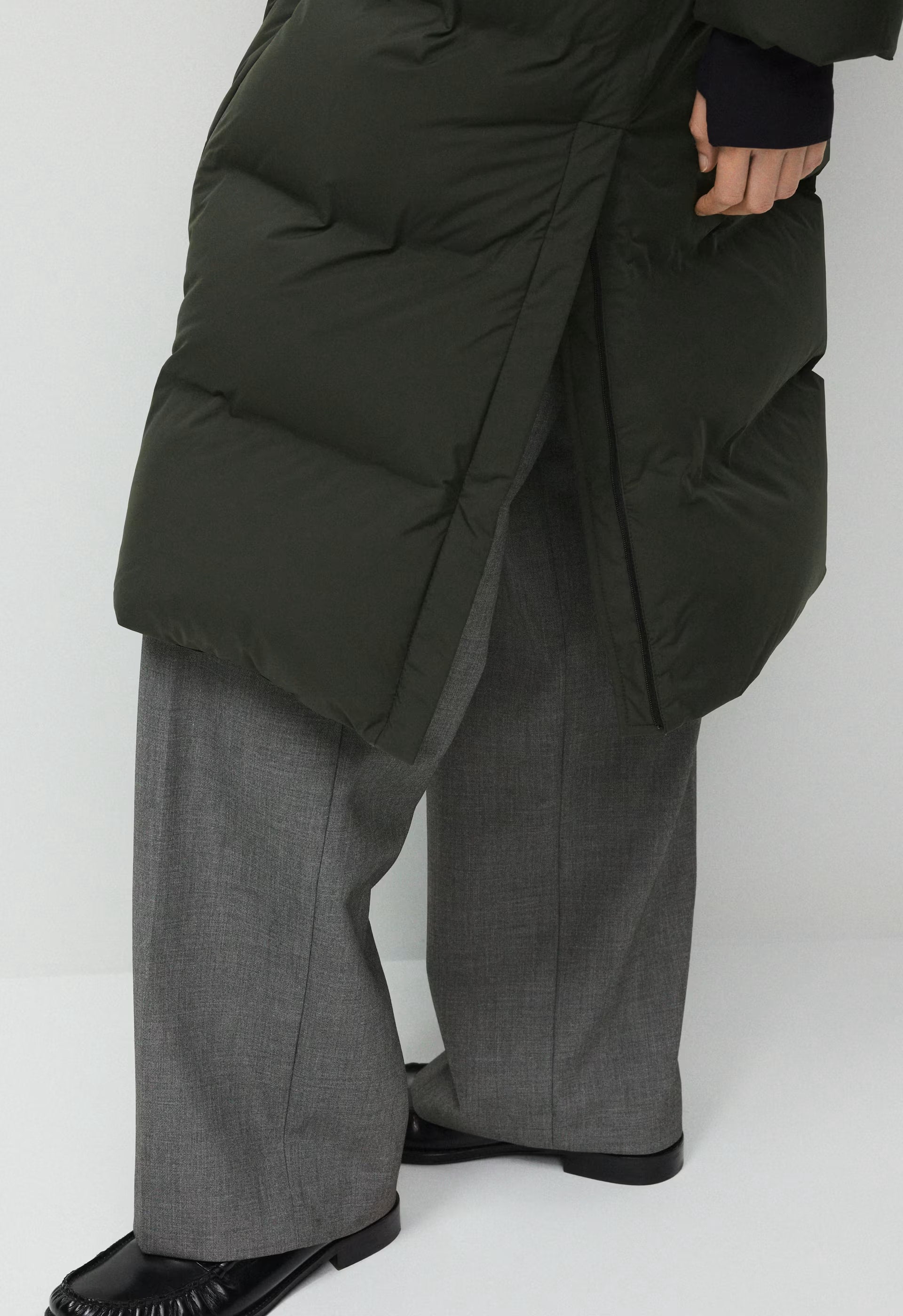 The Super Puff₂O™ Long - Rainstop™ - FLINT GREEN