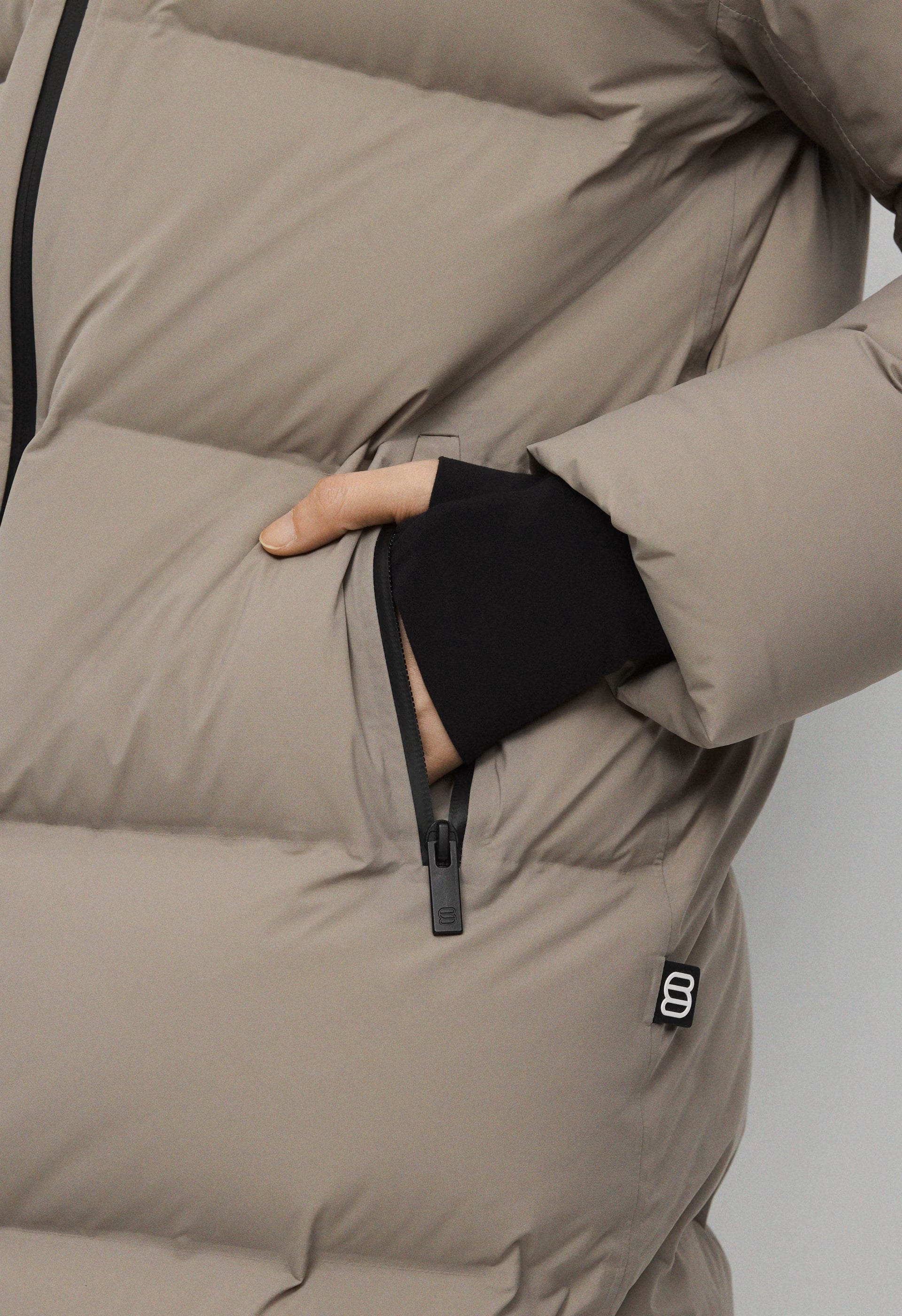 The Super Puff₂O™ Long - Rainstop™ - MODERN TAUPE