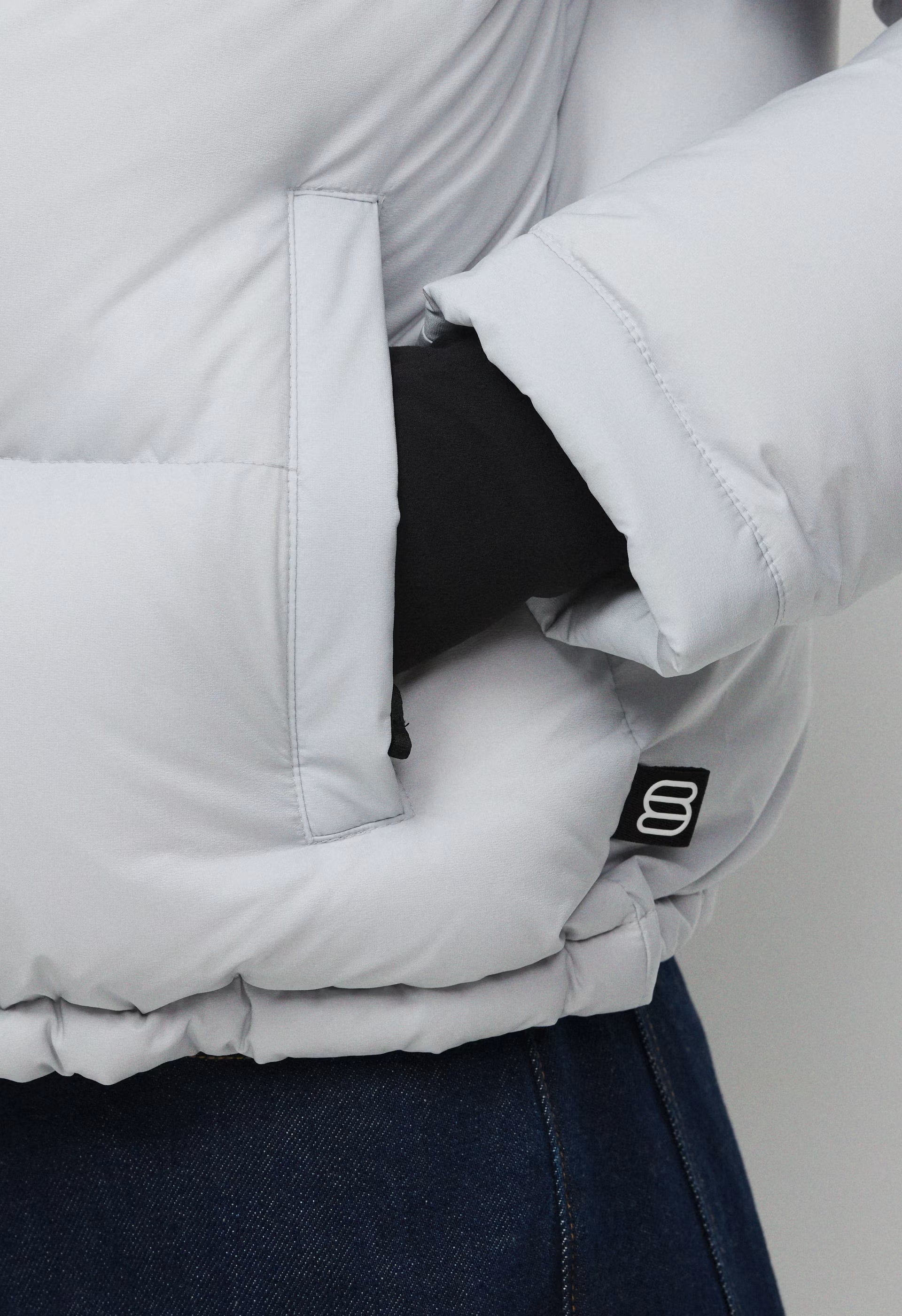The Super Puff™ Shorty - cliMATTE™ - CHROME GREY