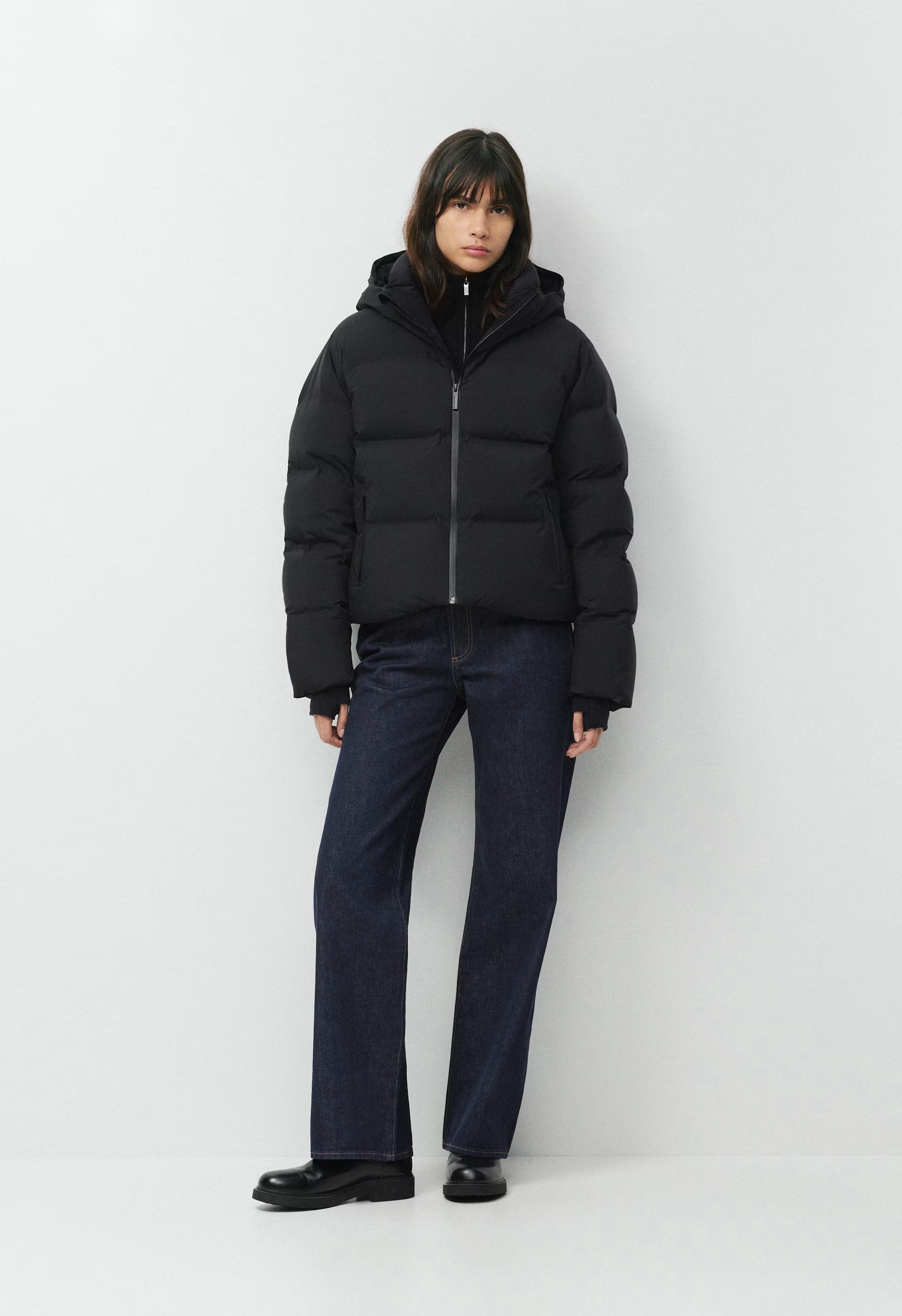 The Super Puff₂O™ Shorty - Rainstop™ - BLACK