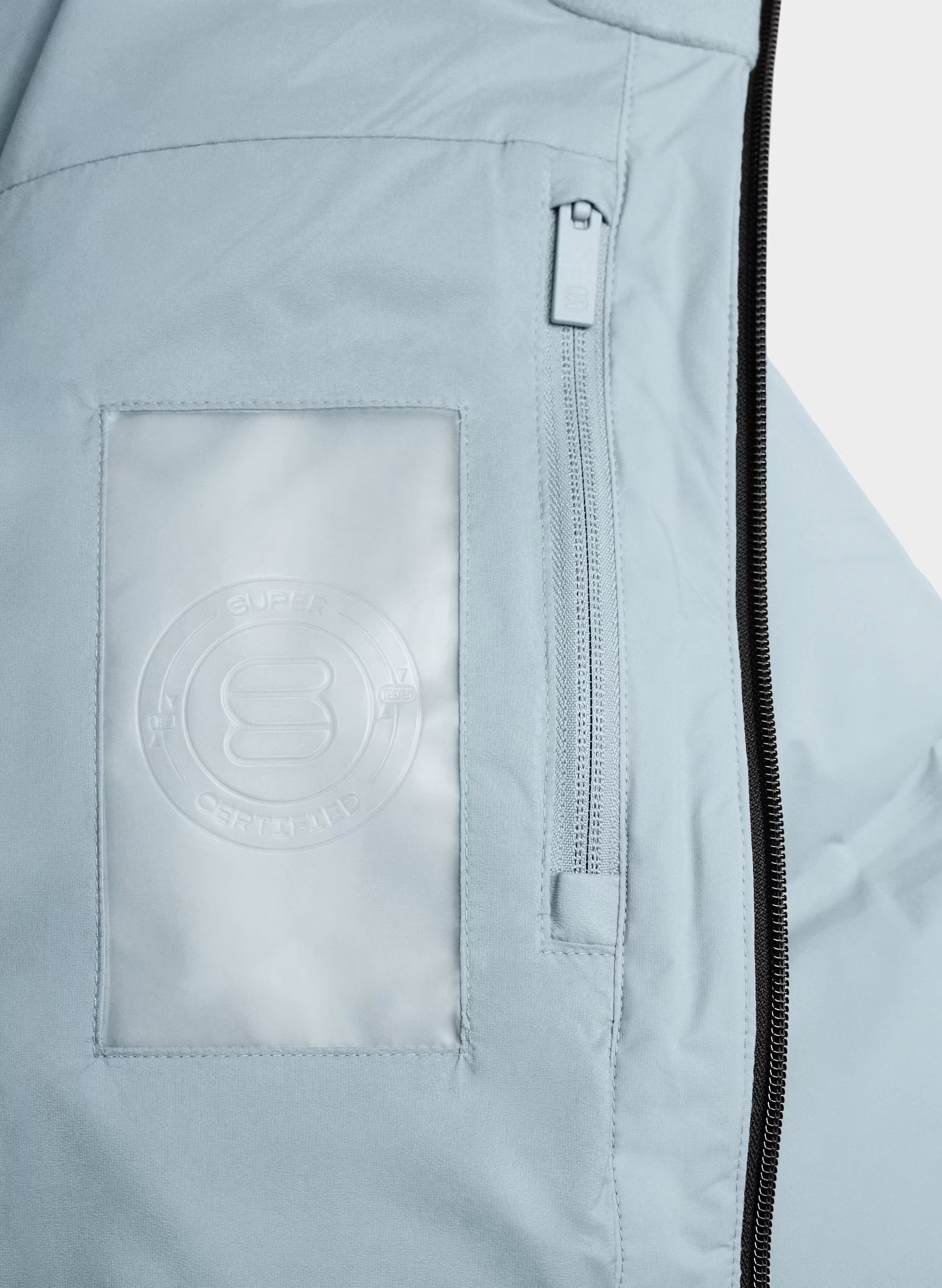 The Super Puff₂O™ Shorty - Rainstop™ - DEW BLUE