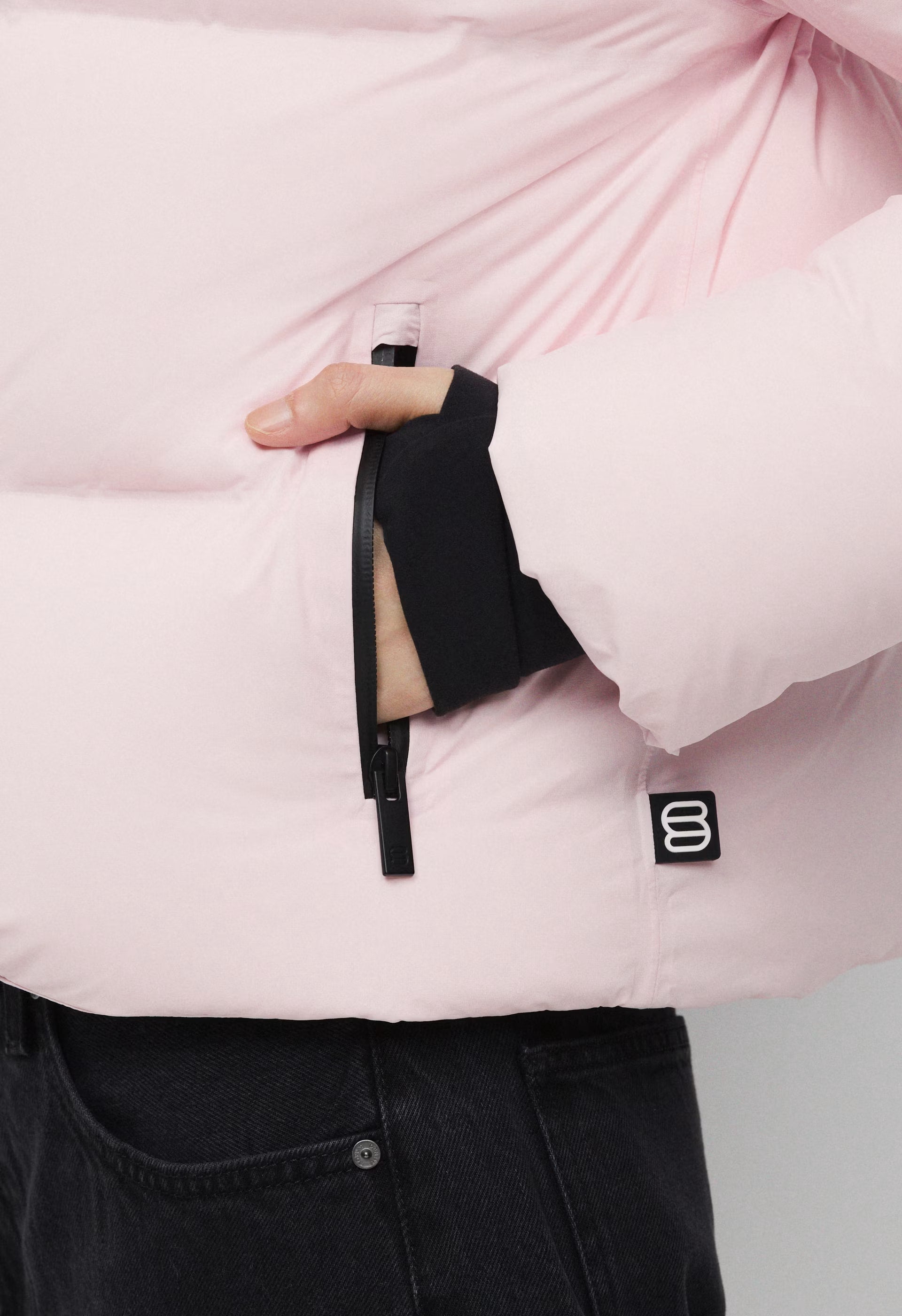The Super Puff₂O™ Shorty - Rainstop™ - VILLA PINK