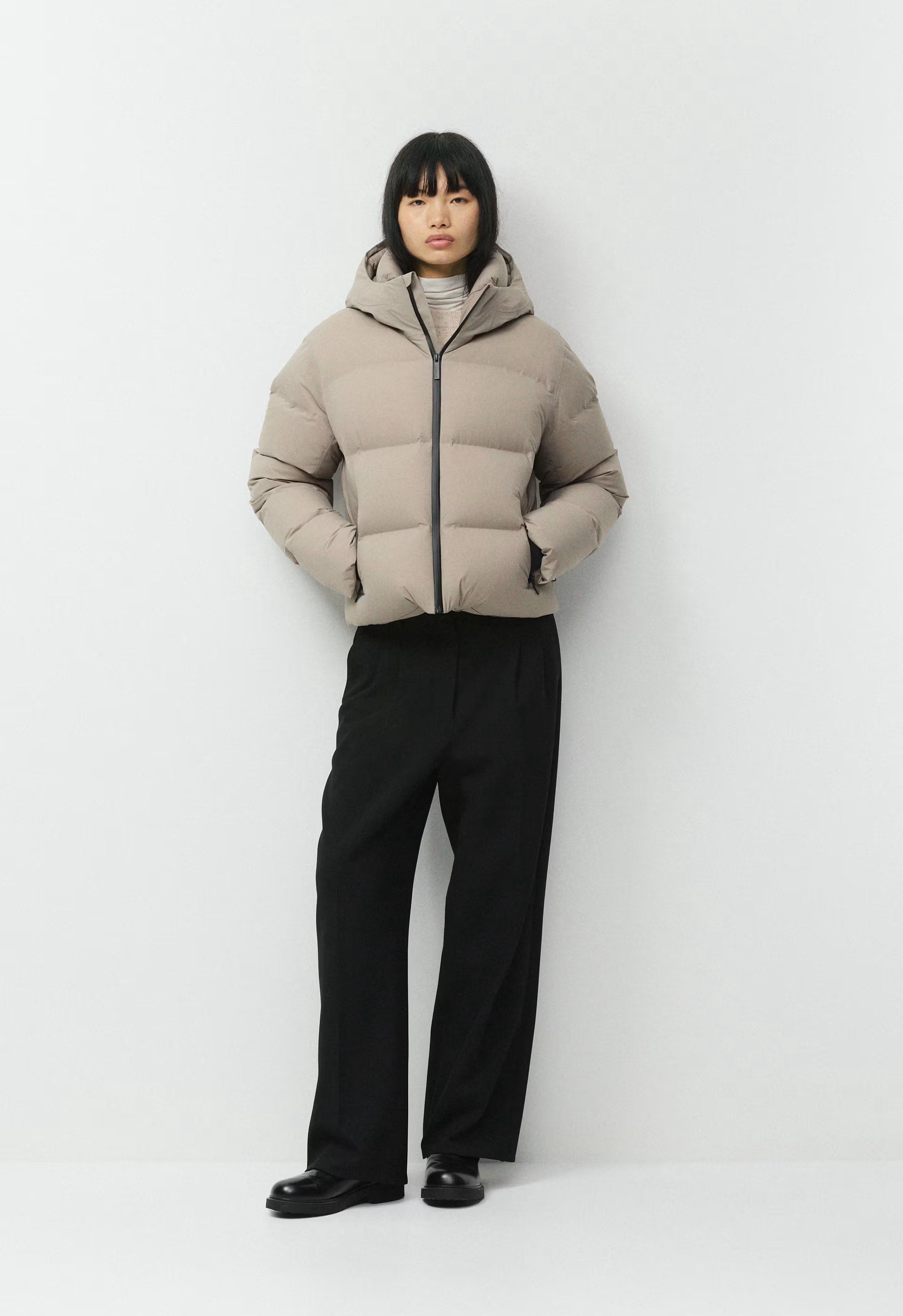 The Super Puff₂O™ Shorty - Rainstop™ - MODERN TAUPE