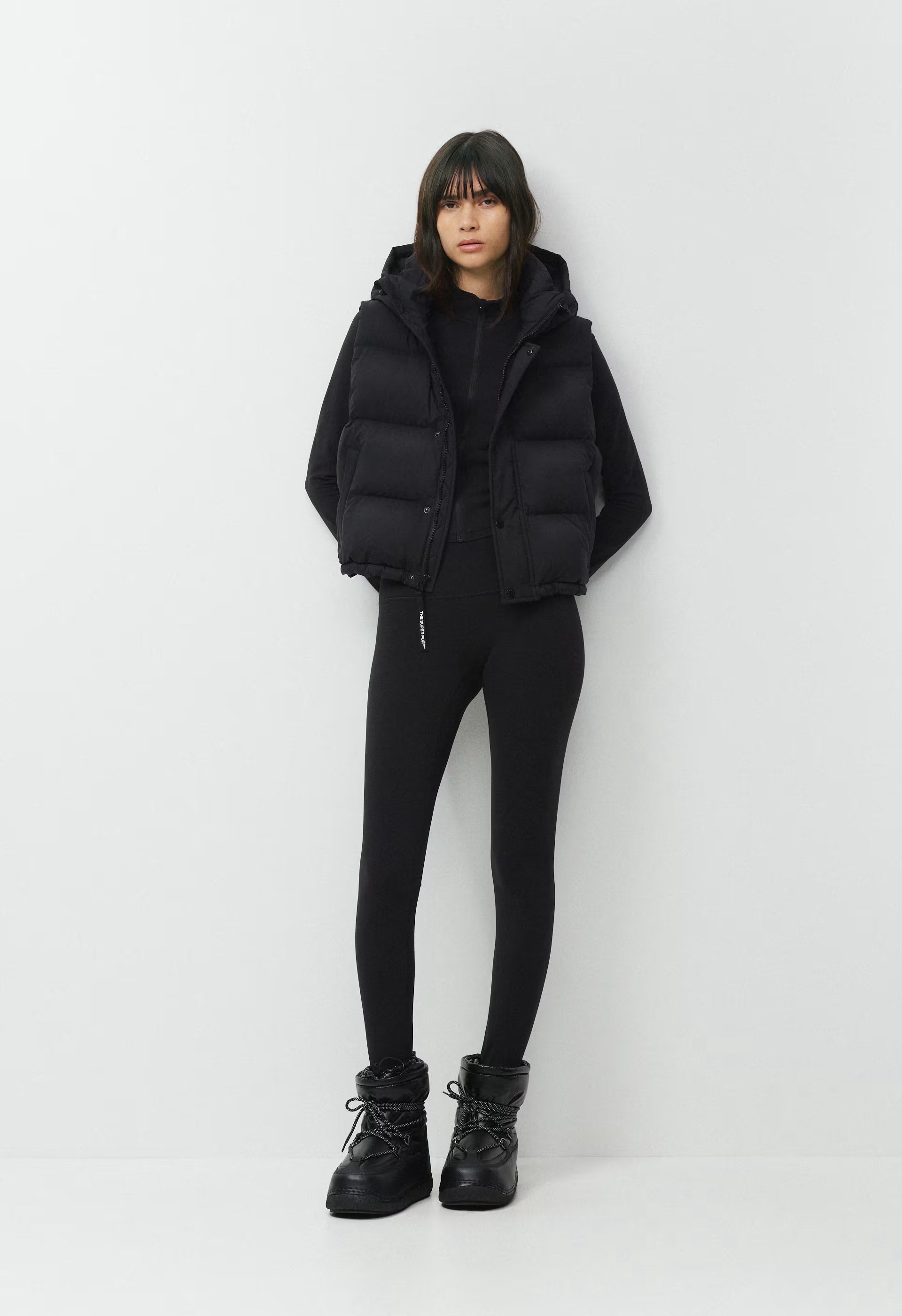 The Super Puff™ Shorty Vest - cliMATTE™ - BLACK