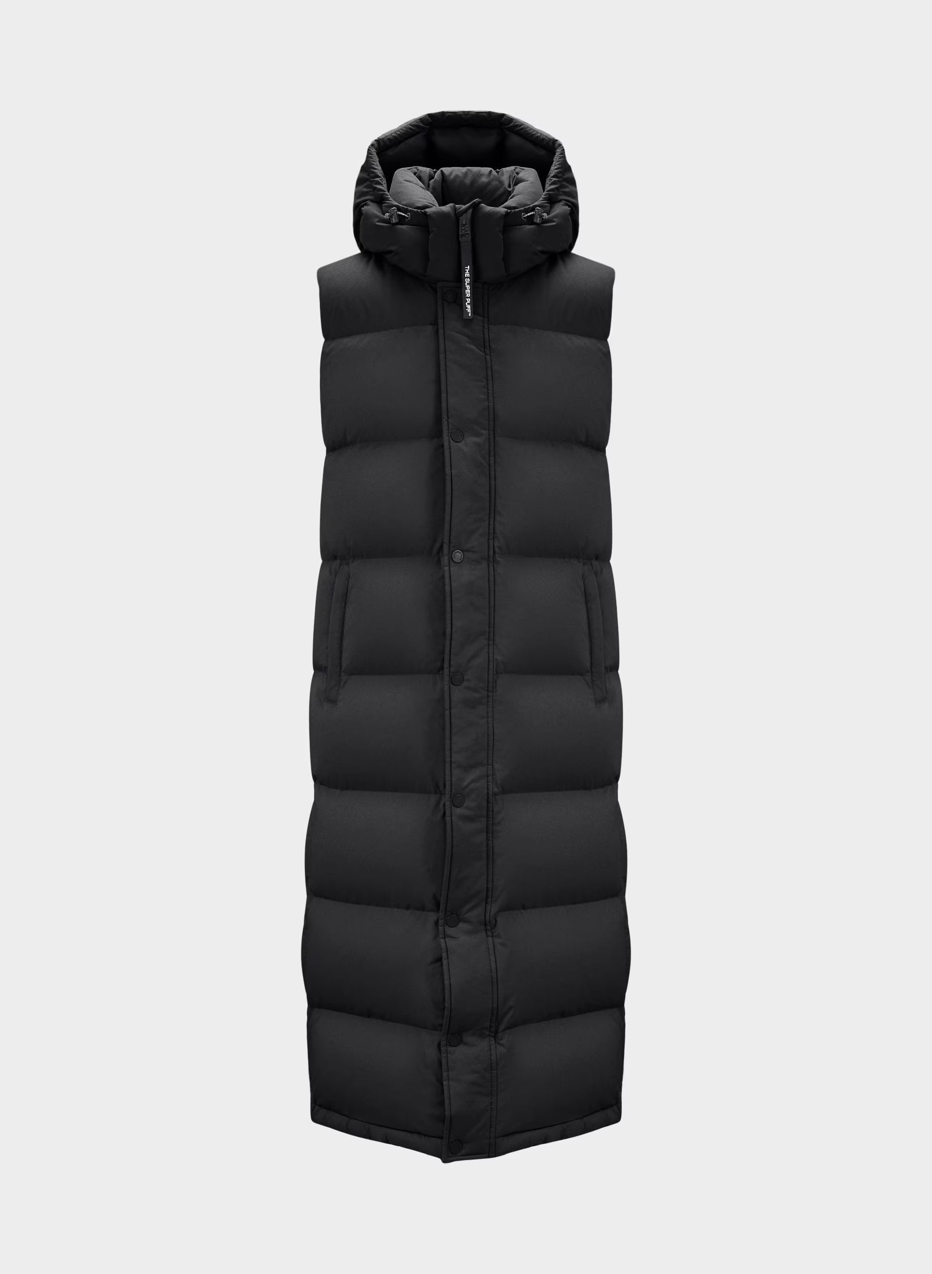 The Super Puff™ Long Vest - cliMATTE™ - BLACK