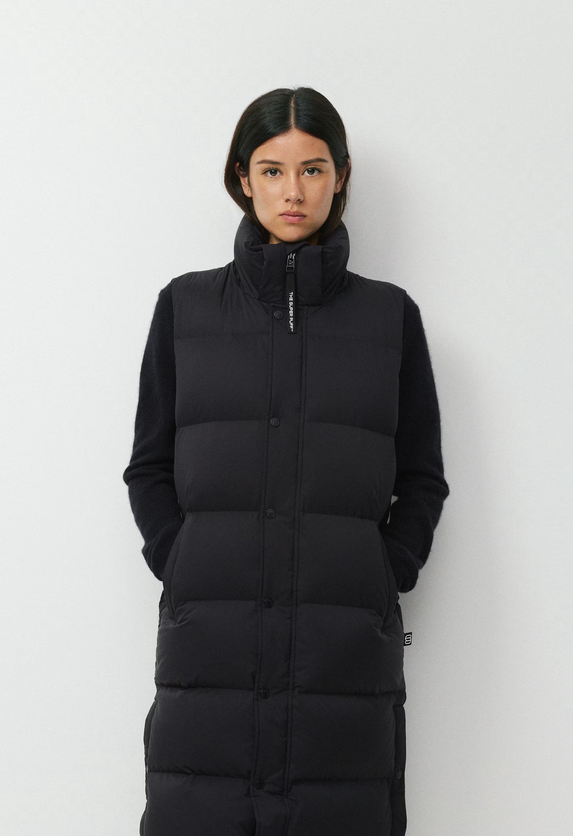 The Super Puff™ Long Vest - cliMATTE™ - BLACK