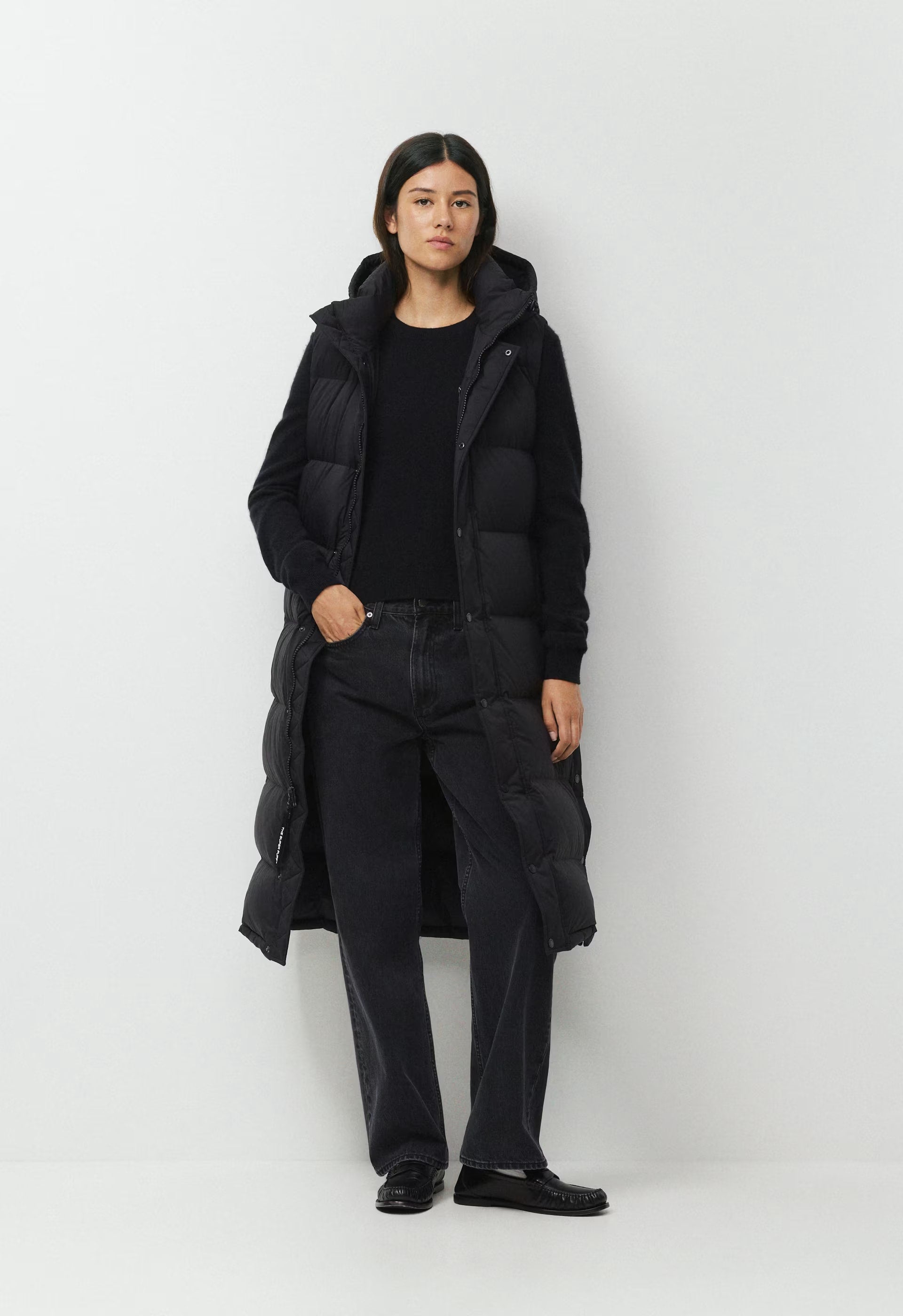 The Super Puff™ Long Vest - cliMATTE™ - BLACK
