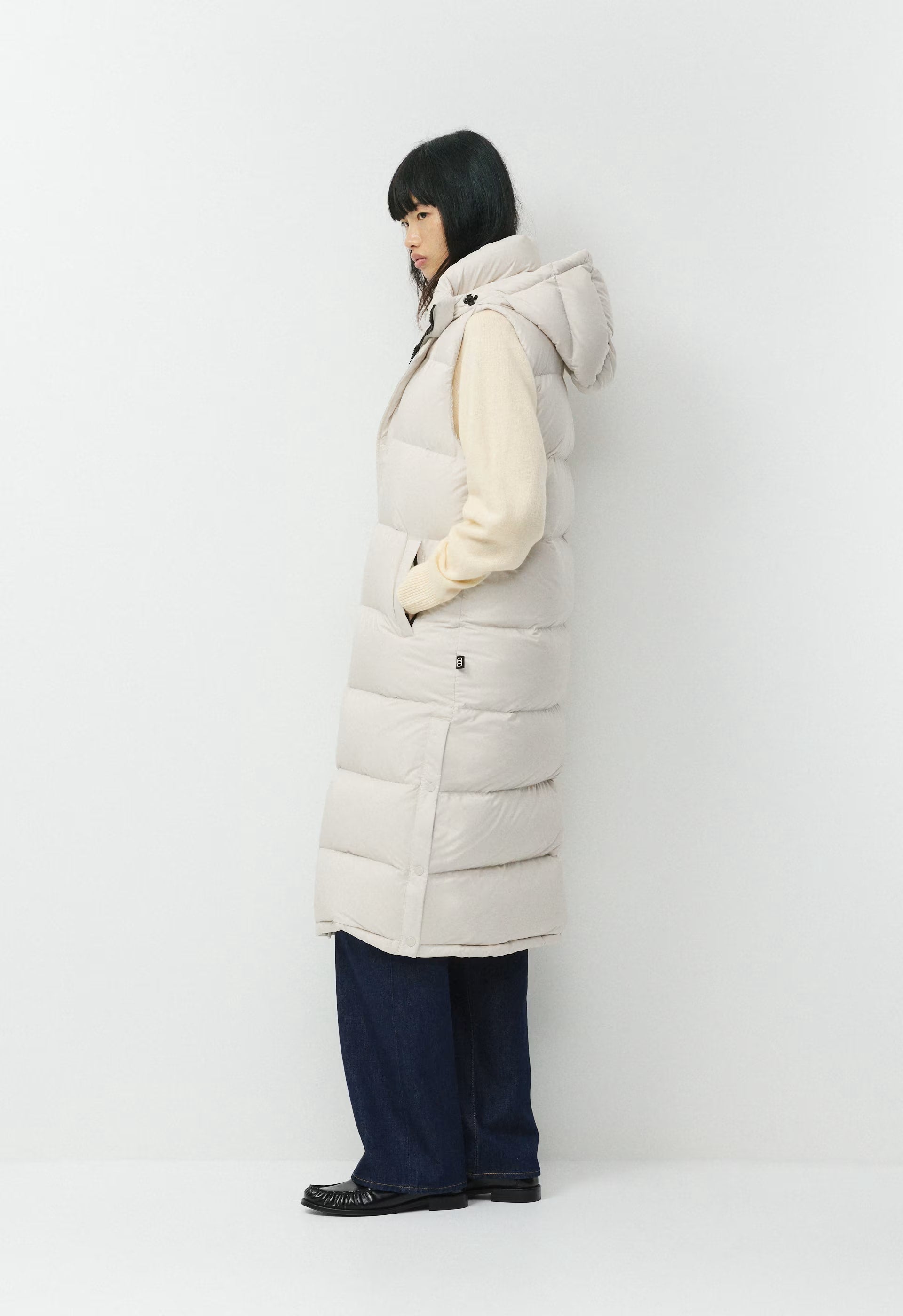 The Super Puff™ Long Vest - cliMATTE™ - MATTE PEARL