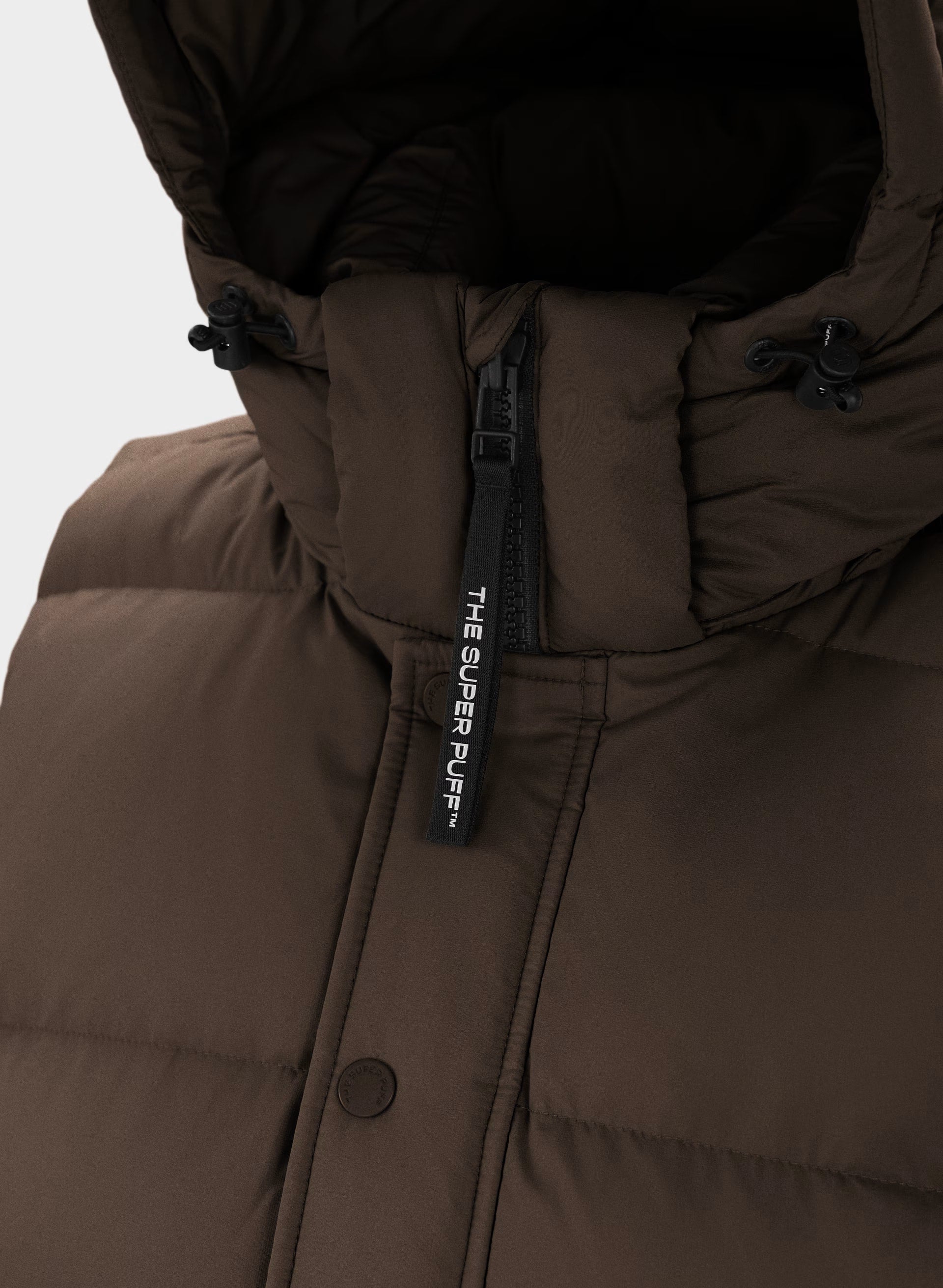 The Super Puff™ Long Vest - cliMATTE™ - RICH MOCHA BROWN