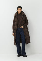 The Super Puff™ Long Vest - cliMATTE™ - RICH MOCHA BROWN