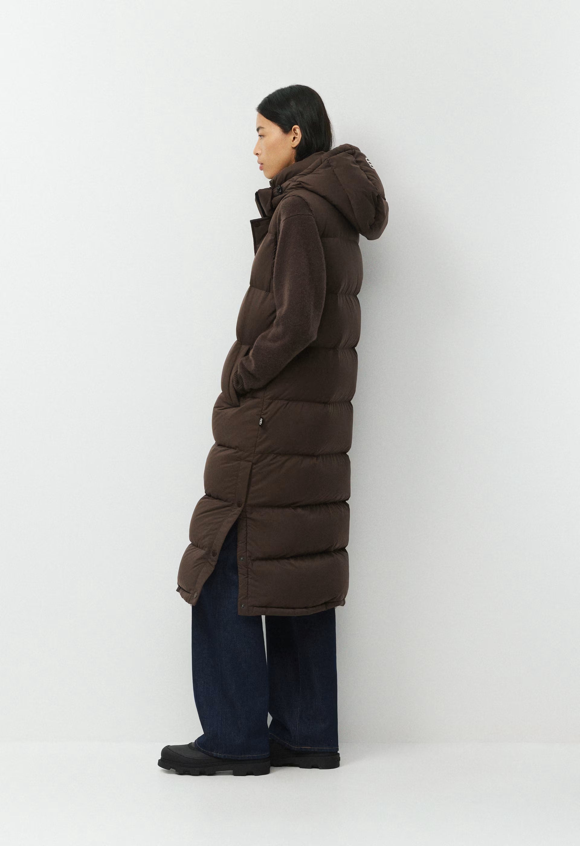 The Super Puff™ Long Vest - cliMATTE™ - RICH MOCHA BROWN