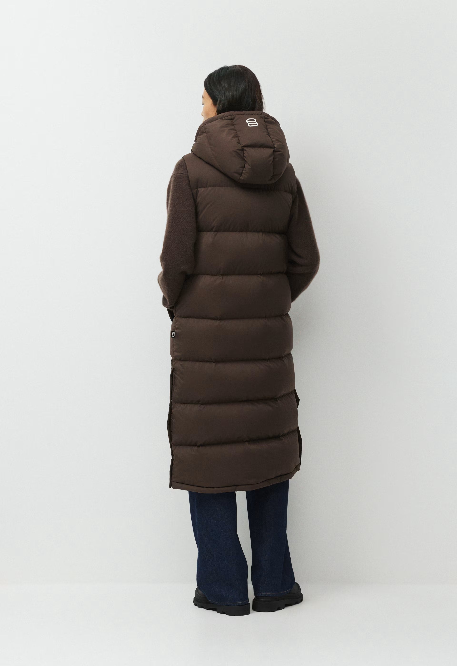 The Super Puff™ Long Vest - cliMATTE™ - RICH MOCHA BROWN