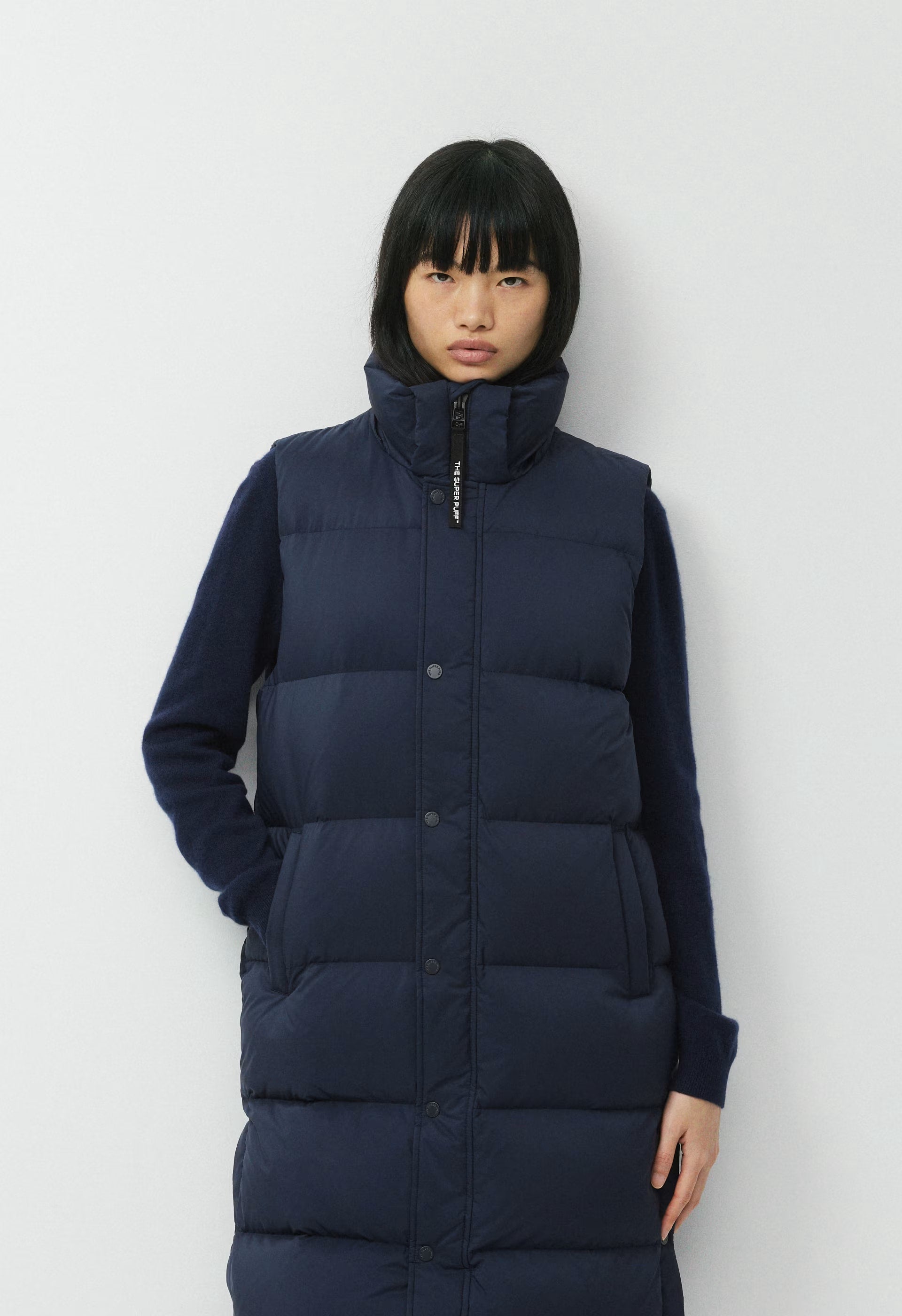 The Super Puff™ Long Vest - cliMATTE™ - ADMIRAL NAVY