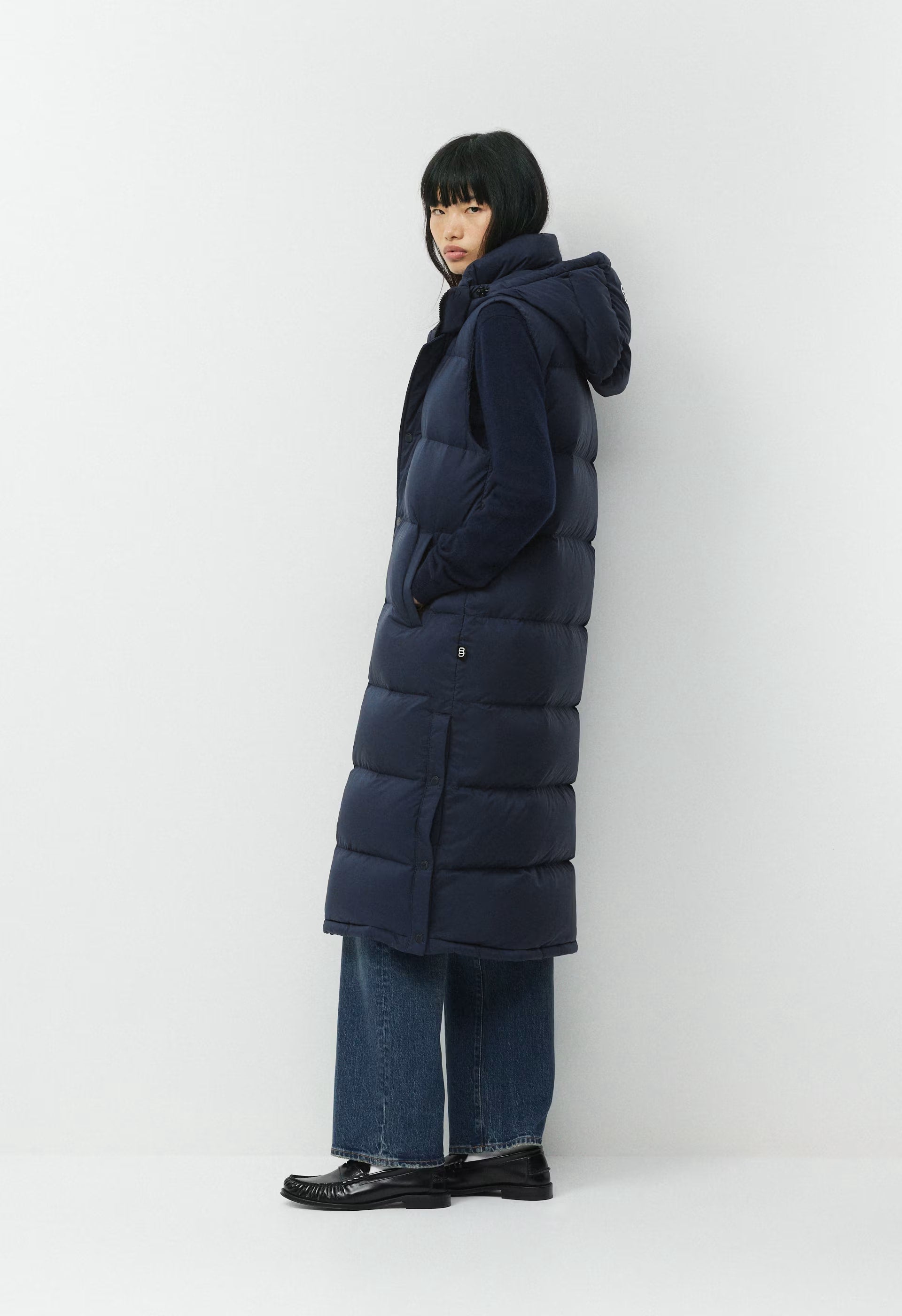 The Super Puff™ Long Vest - cliMATTE™ - ADMIRAL NAVY