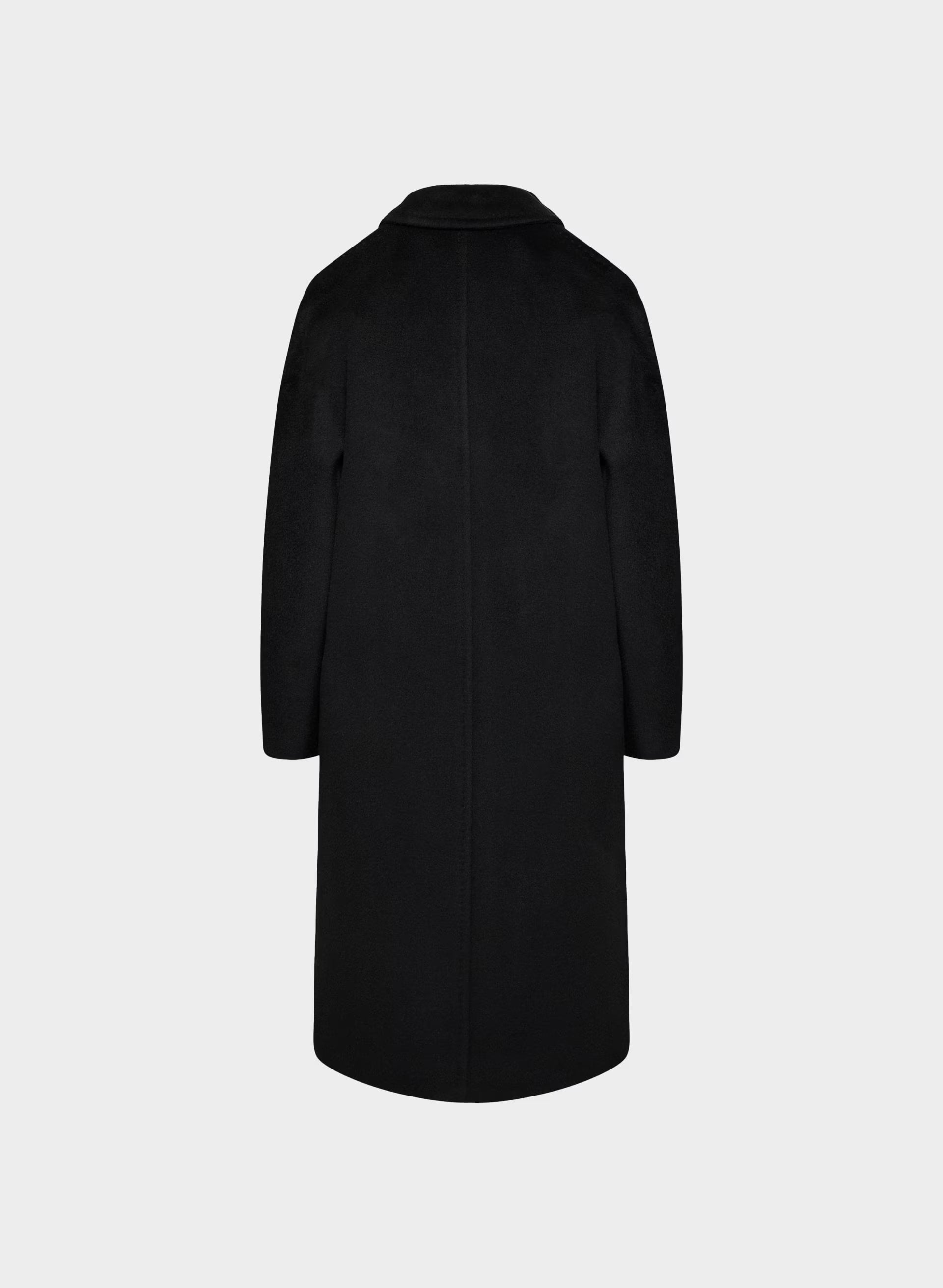 The Slouch™ Coat - (Re)Camel Wool - BLACK