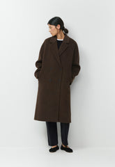 The Slouch™ Coat - (Re)Camel Wool - BURNT CEDAR