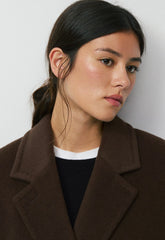 The Slouch™ Coat - (Re)Camel Wool - BURNT CEDAR