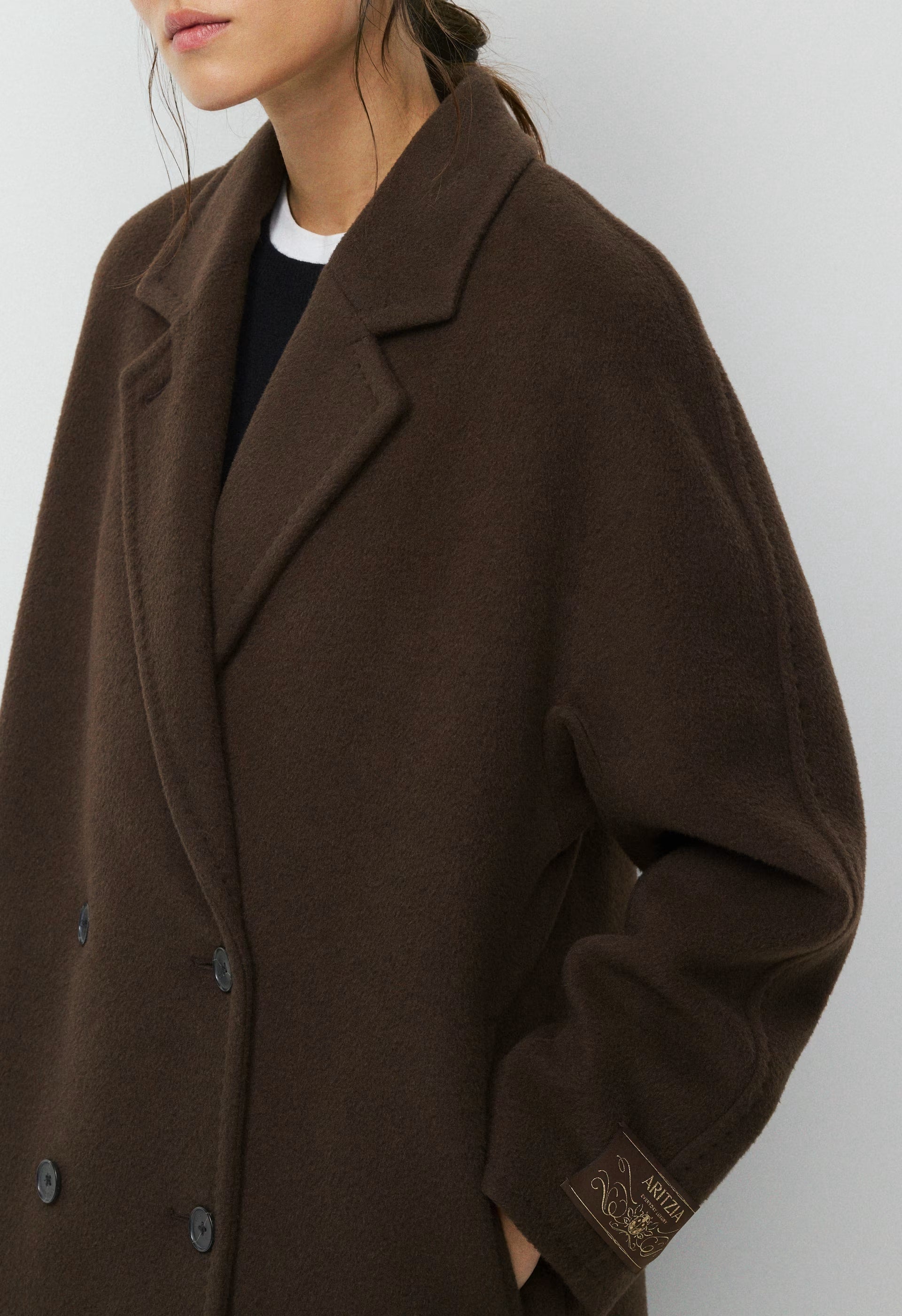 The Slouch™ Coat - (Re)Camel Wool - BURNT CEDAR