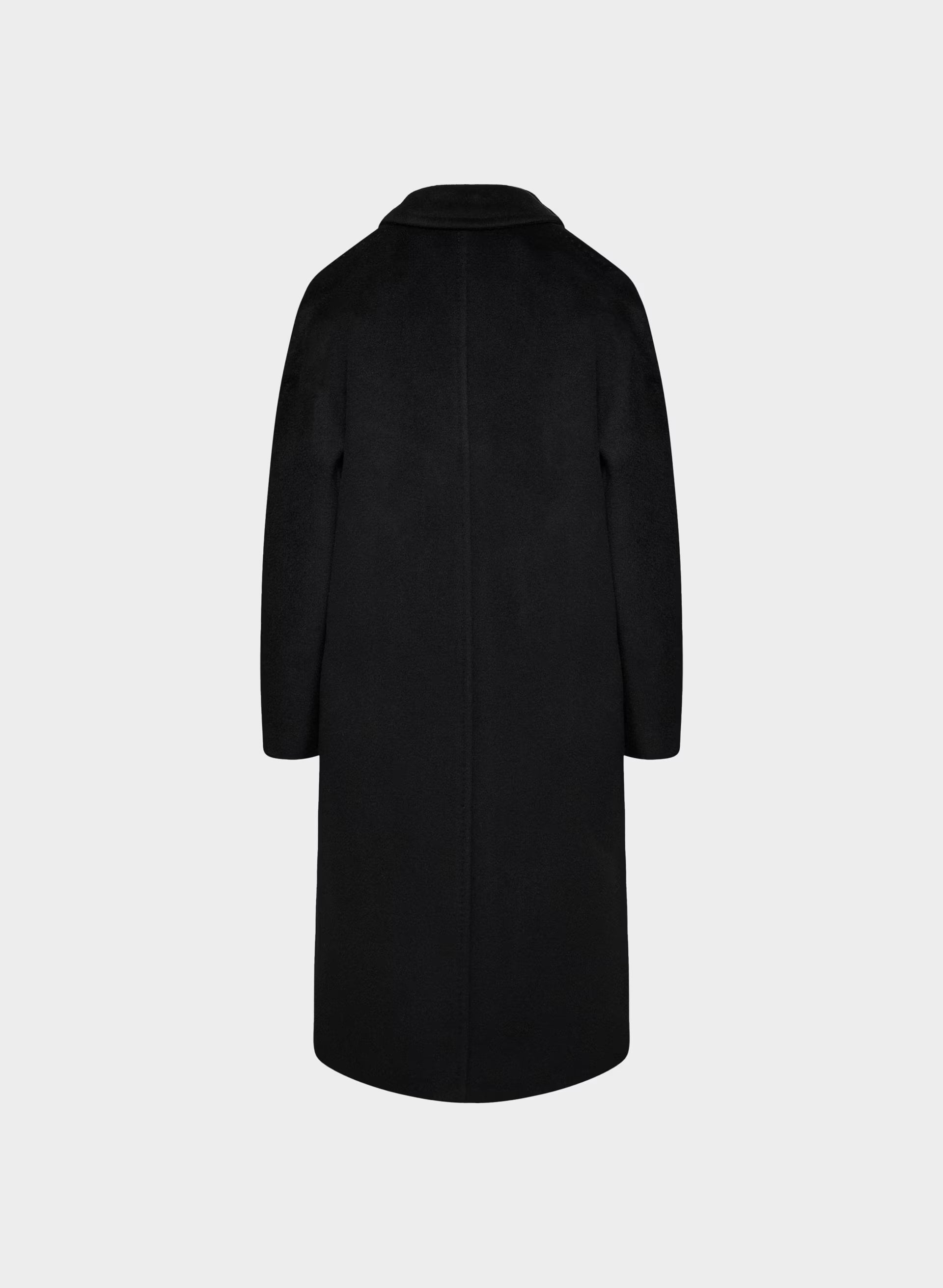 The Slouch™ Coat - (Re)Camel Wool - BLACK