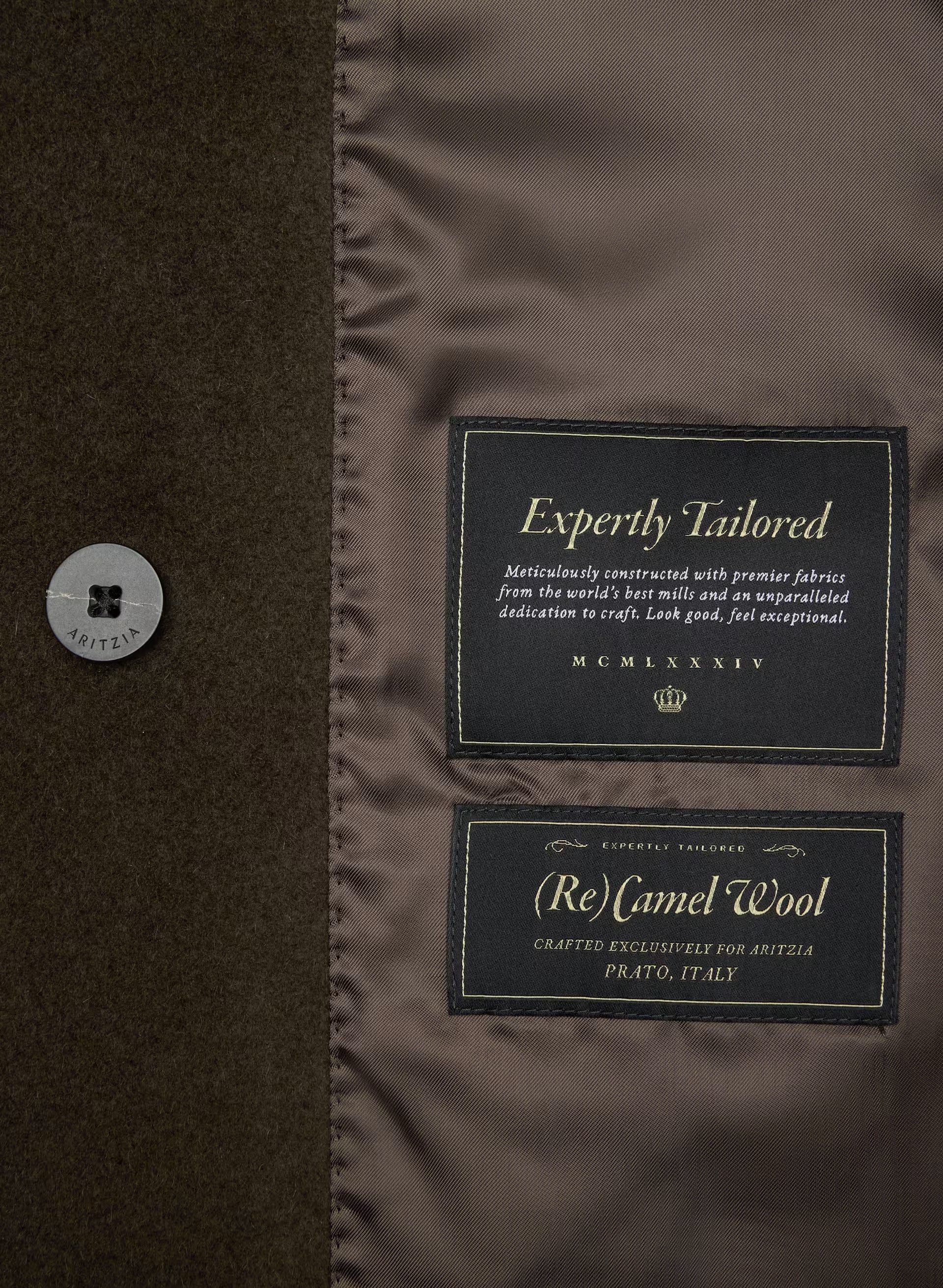The Slouch™ Coat - (Re)Camel Wool - BURNT CEDAR