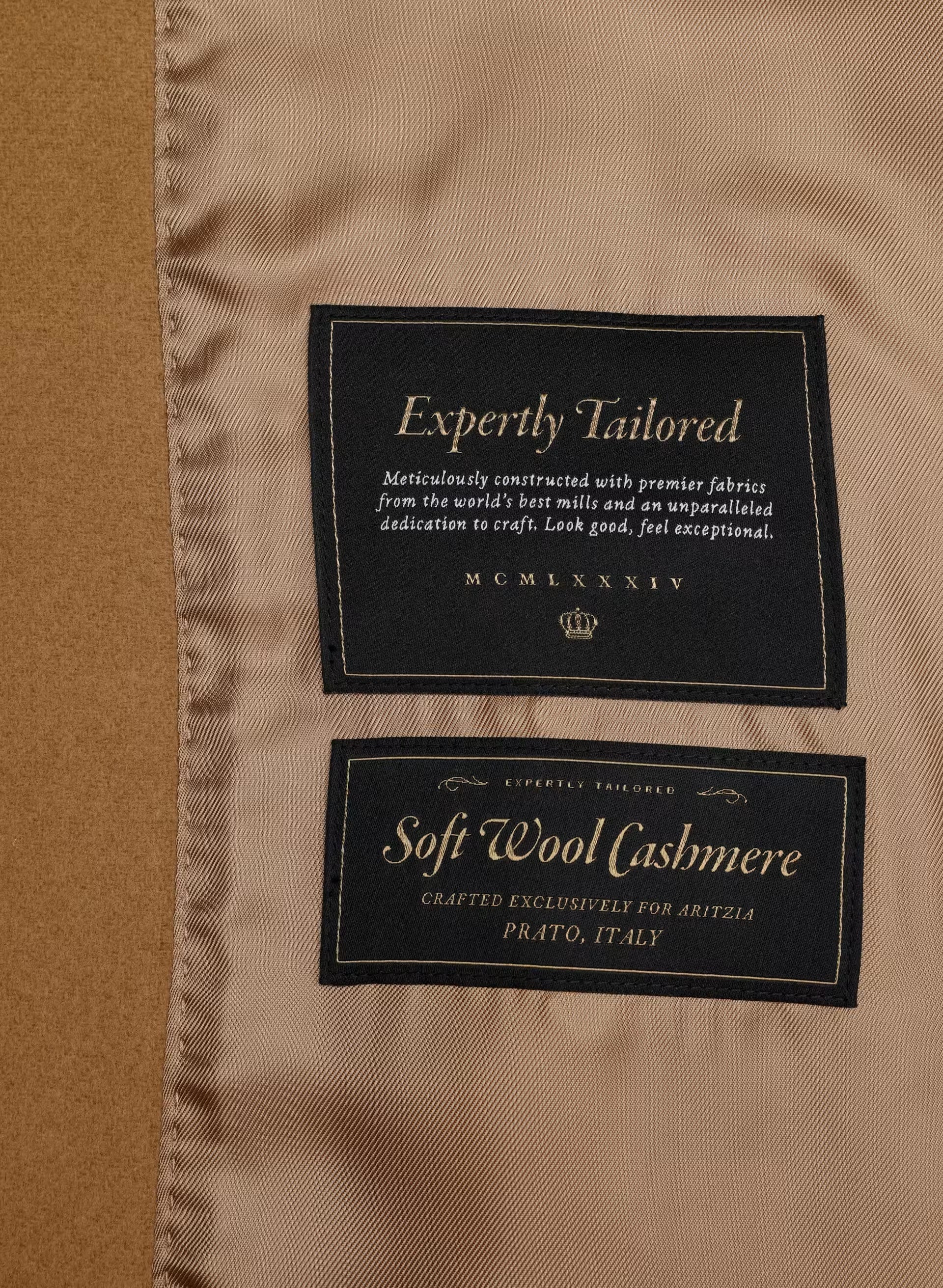 The Only Coat - Soft Wool Cashmere - COCOA SAND