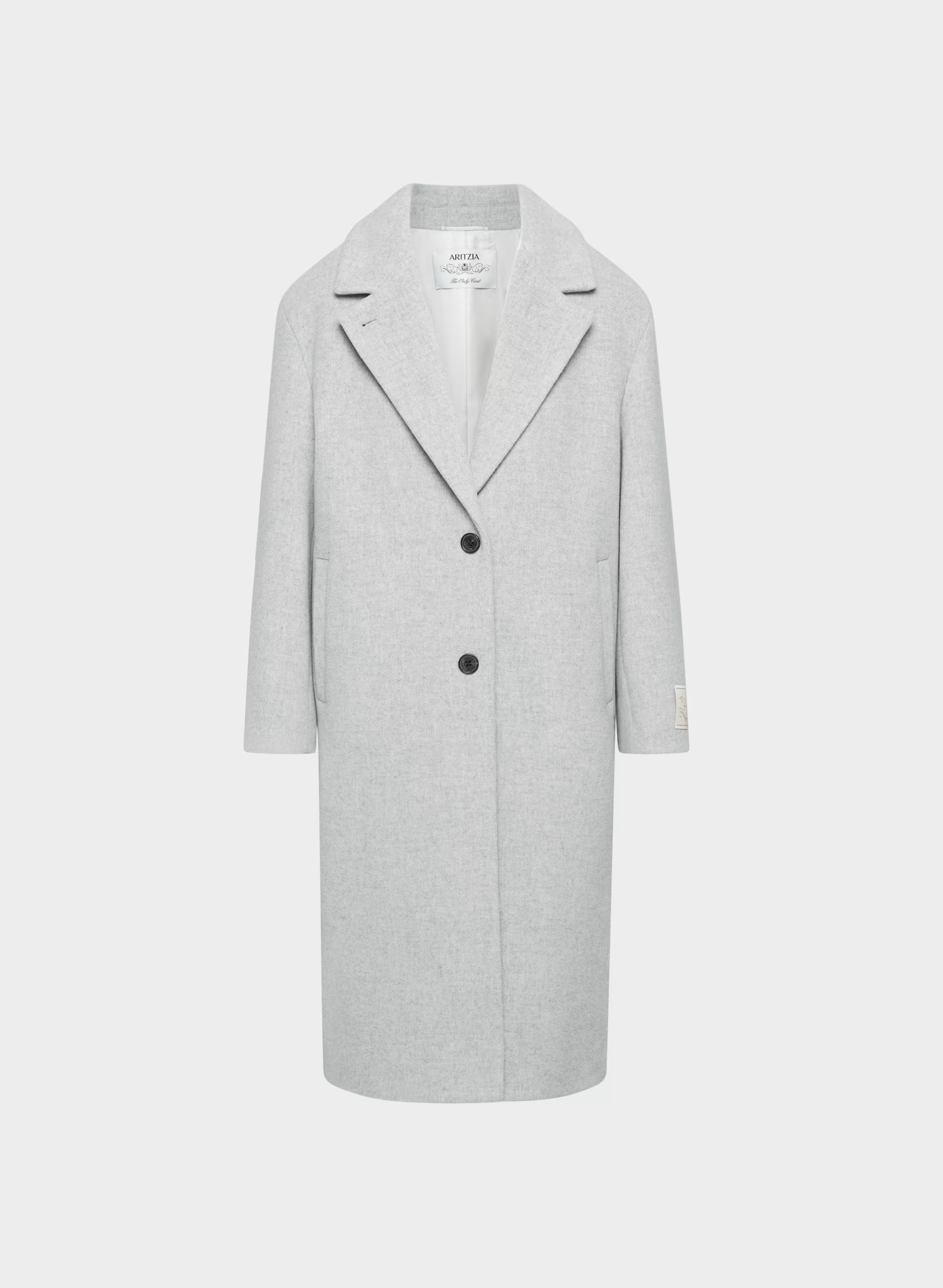 The Only Coat - Soft Wool Cashmere - HEATHER LIGHT GREY