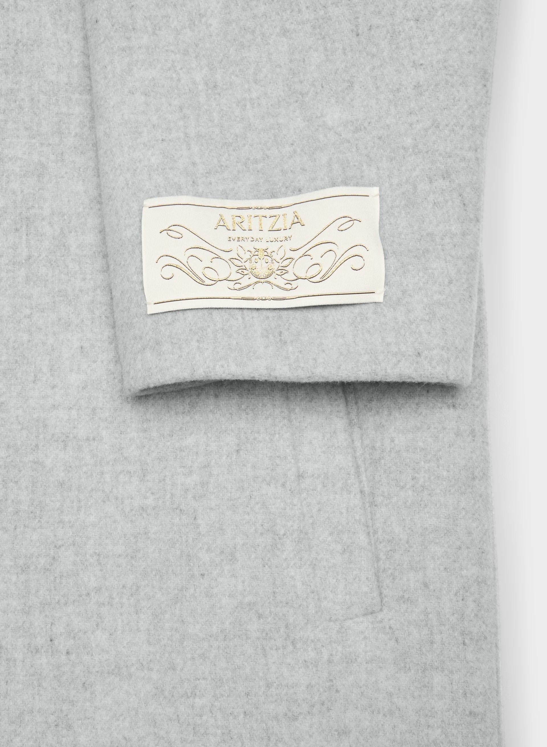 The Only Coat - Soft Wool Cashmere - HEATHER LIGHT GREY