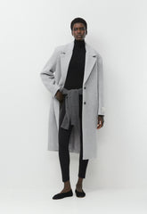 The Only Coat - Soft Wool Cashmere - HEATHER LIGHT GREY