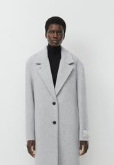The Only Coat - Soft Wool Cashmere - HEATHER LIGHT GREY