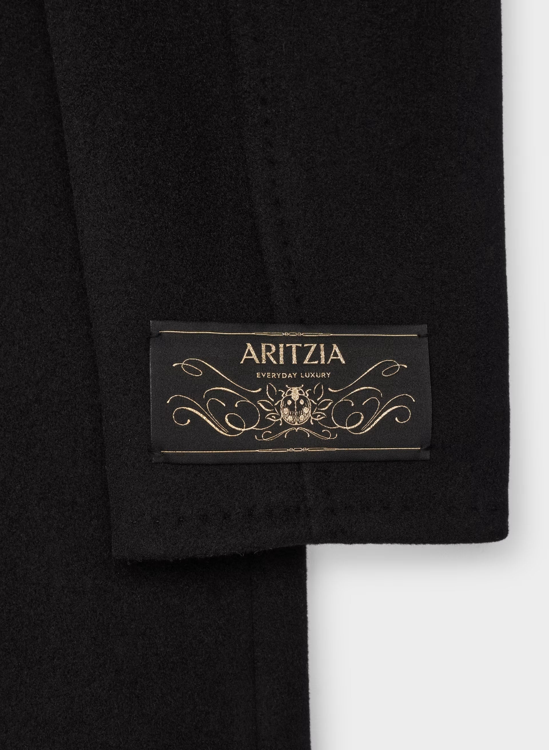 The Slouch™ Coat - Soft Wool Cashmere - BLACK