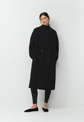 The Slouch™ Coat - Soft Wool Cashmere - BLACK