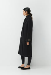 The Slouch™ Coat - Soft Wool Cashmere - BLACK