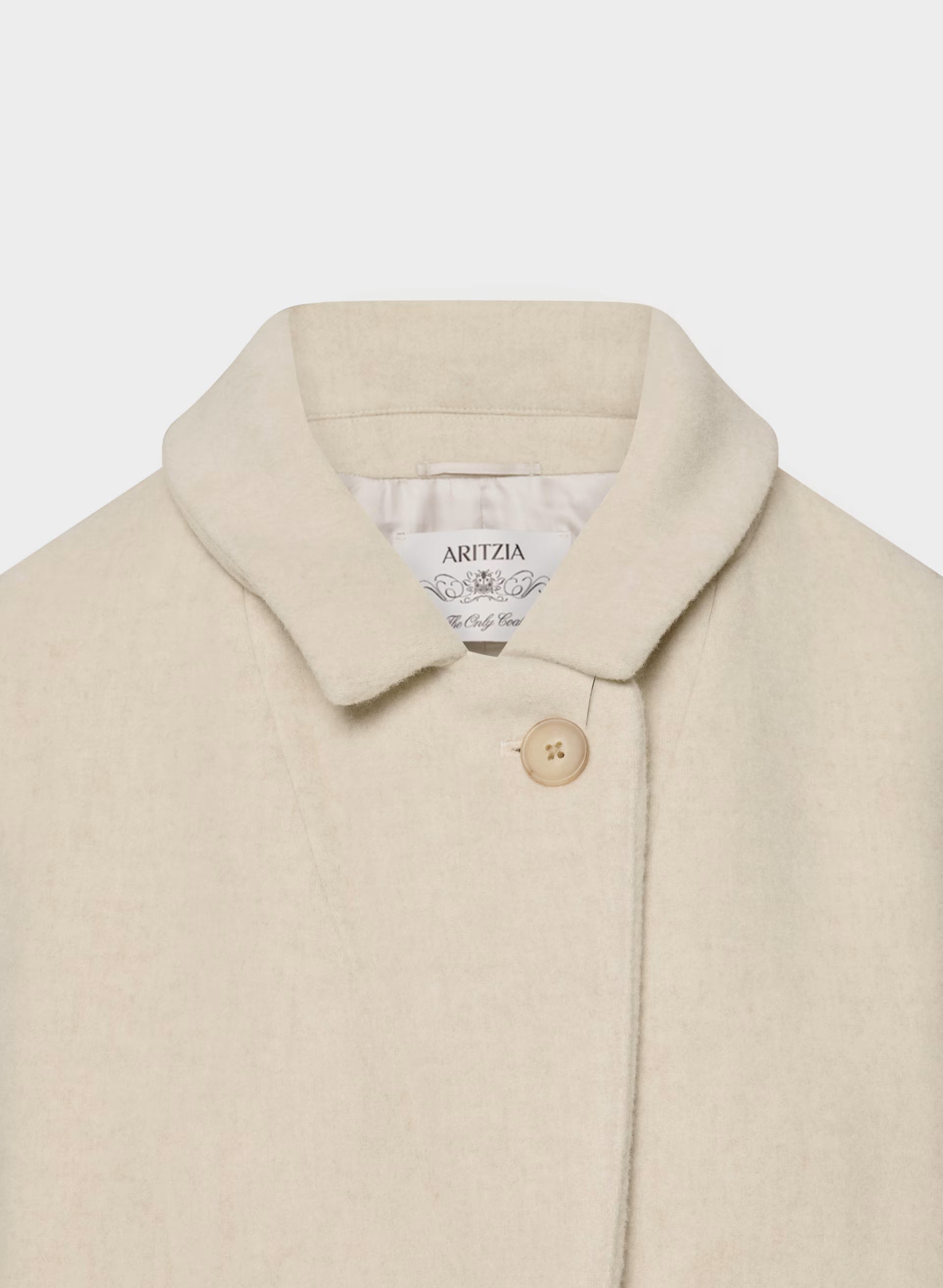 The Only Coat - Soft Wool Cashmere - HEATHER LIGHT OATMEAL