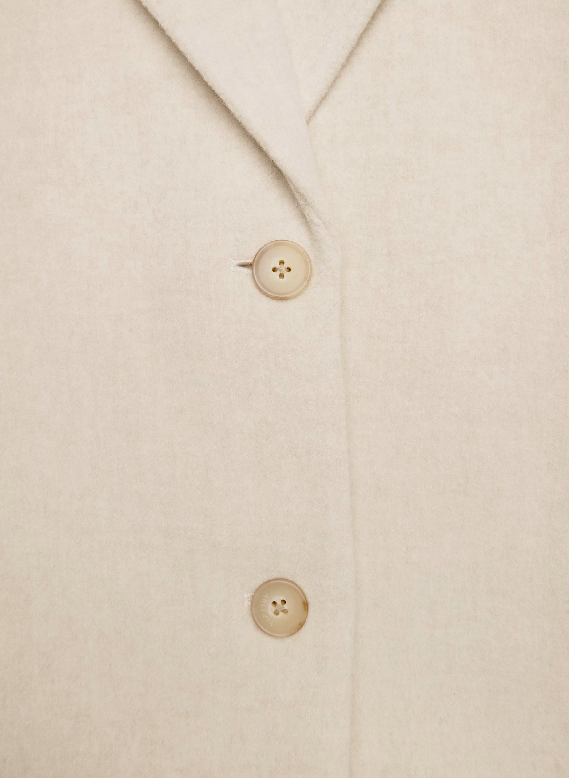 The Only Coat - Soft Wool Cashmere - HEATHER LIGHT OATMEAL