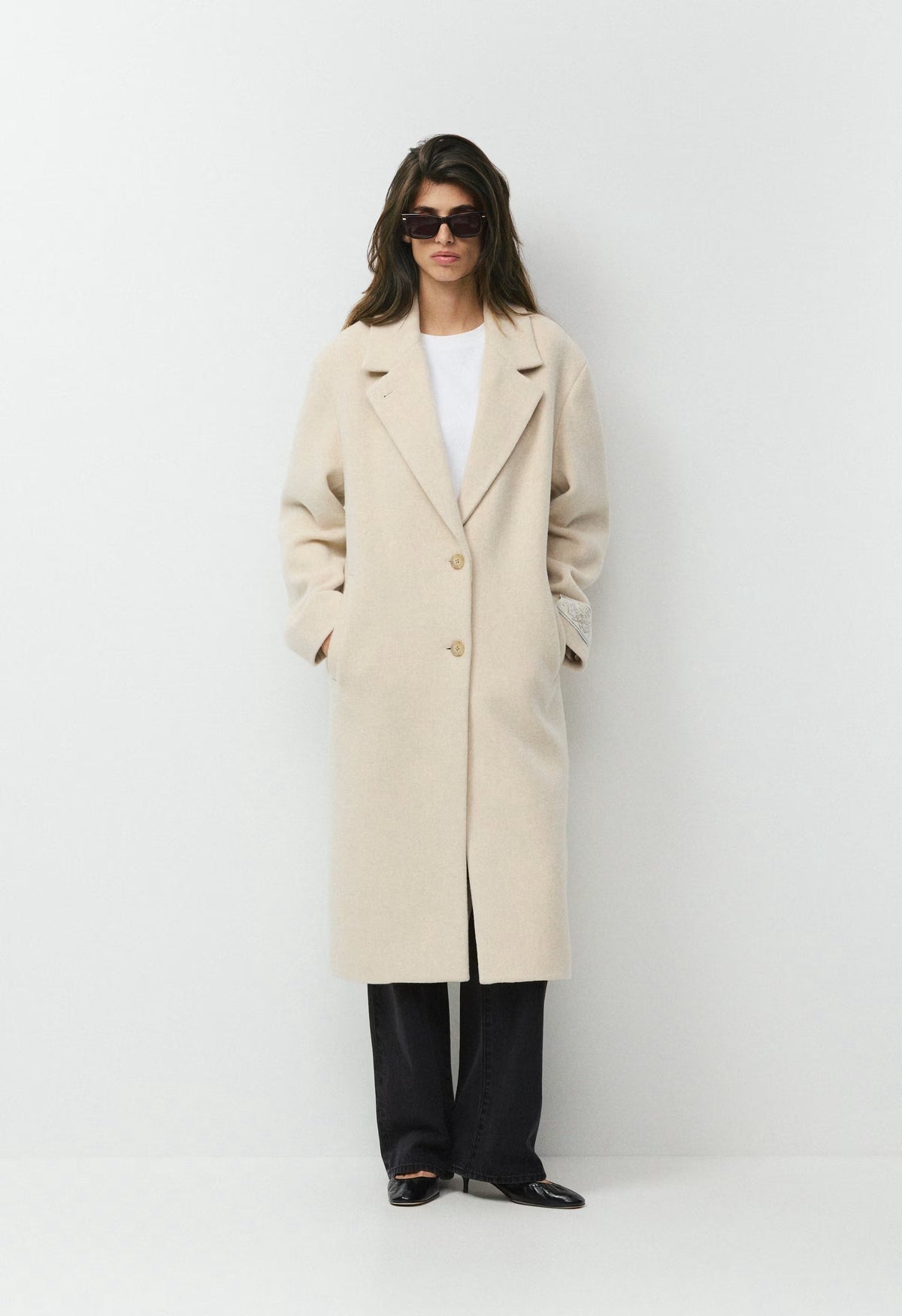 The Only Coat - Soft Wool Cashmere - HEATHER LIGHT OATMEAL