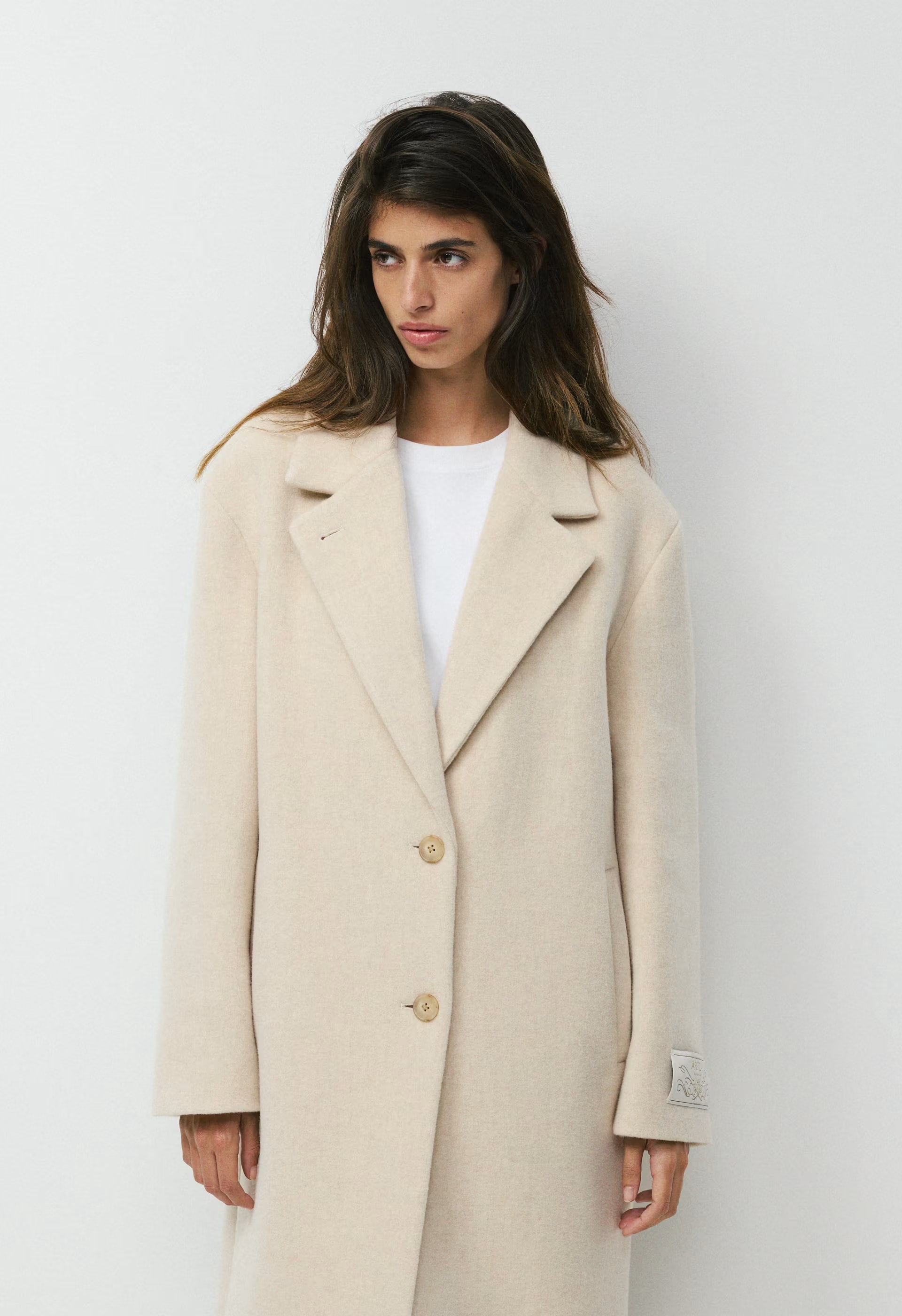 The Only Coat - Soft Wool Cashmere - HEATHER LIGHT OATMEAL