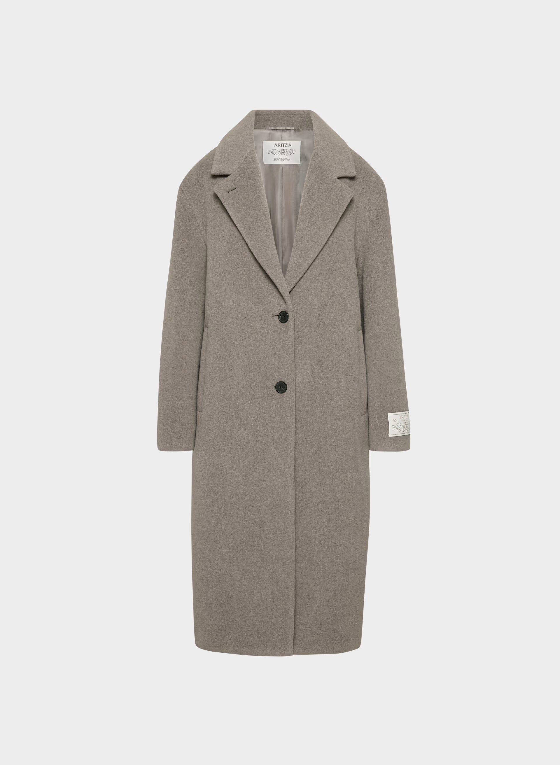 The Only Coat - Soft Wool Cashmere - HEATHER NOMAD TAUPE