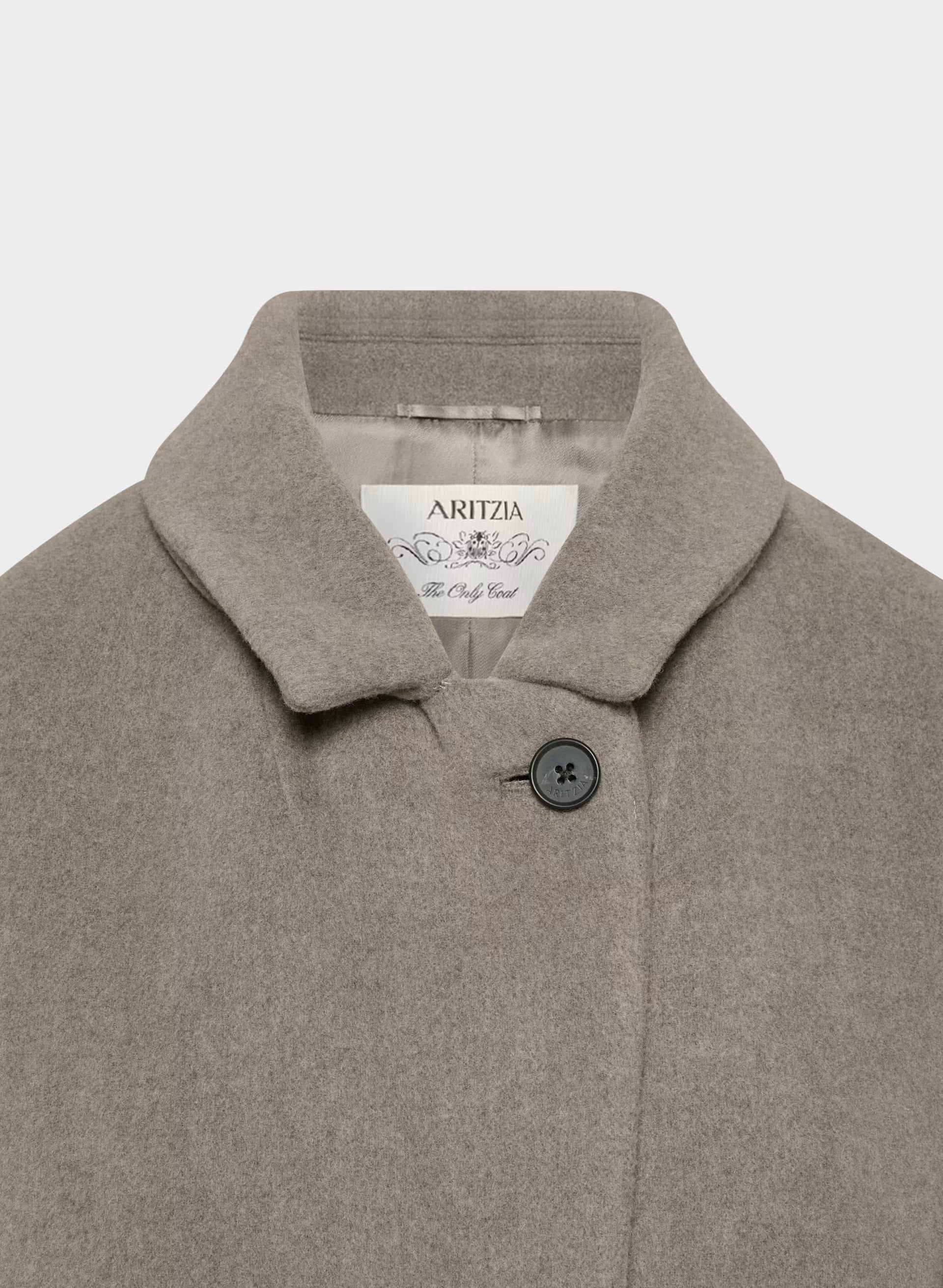 The Only Coat - Soft Wool Cashmere - HEATHER NOMAD TAUPE