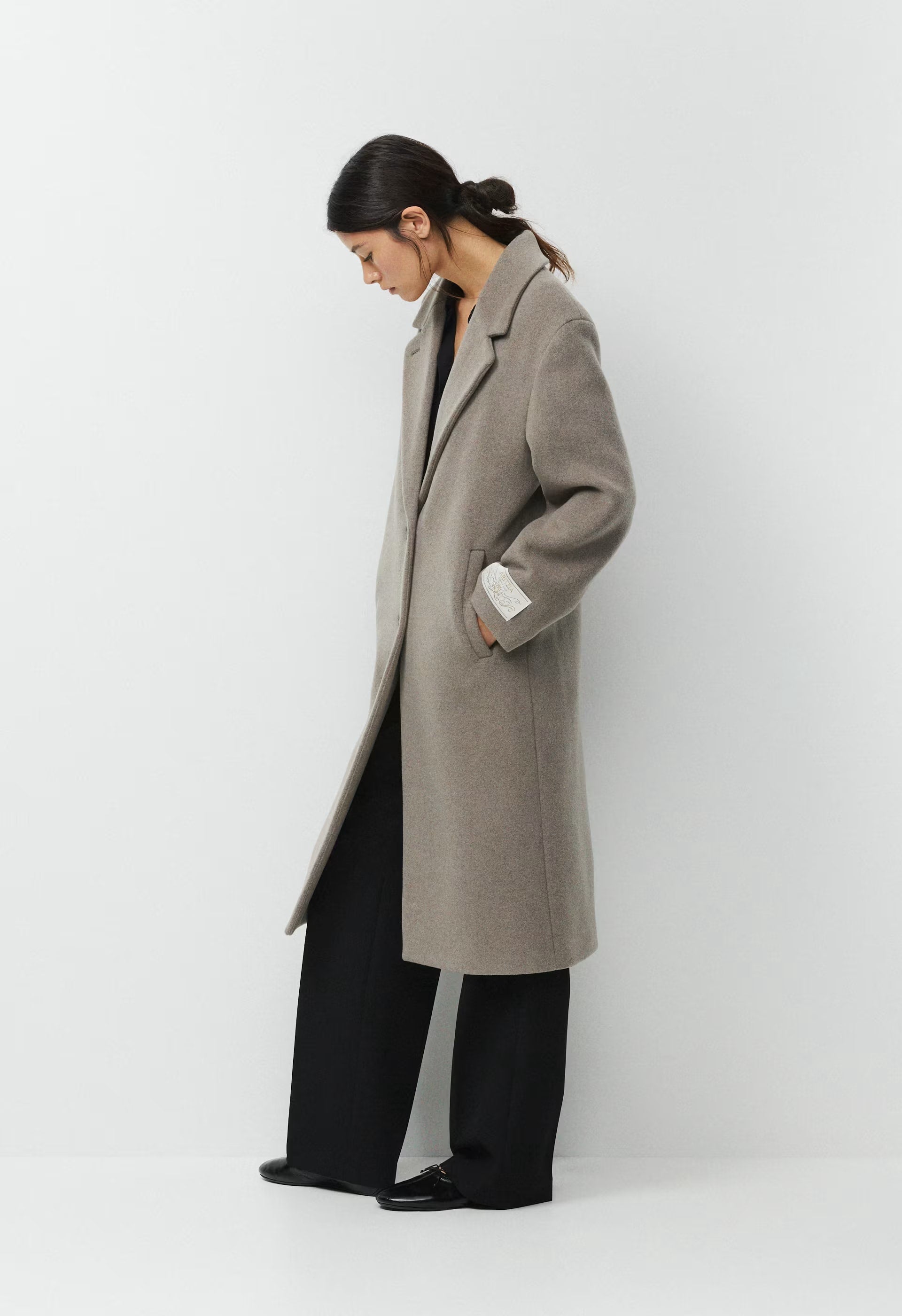 The Only Coat - Soft Wool Cashmere - HEATHER NOMAD TAUPE