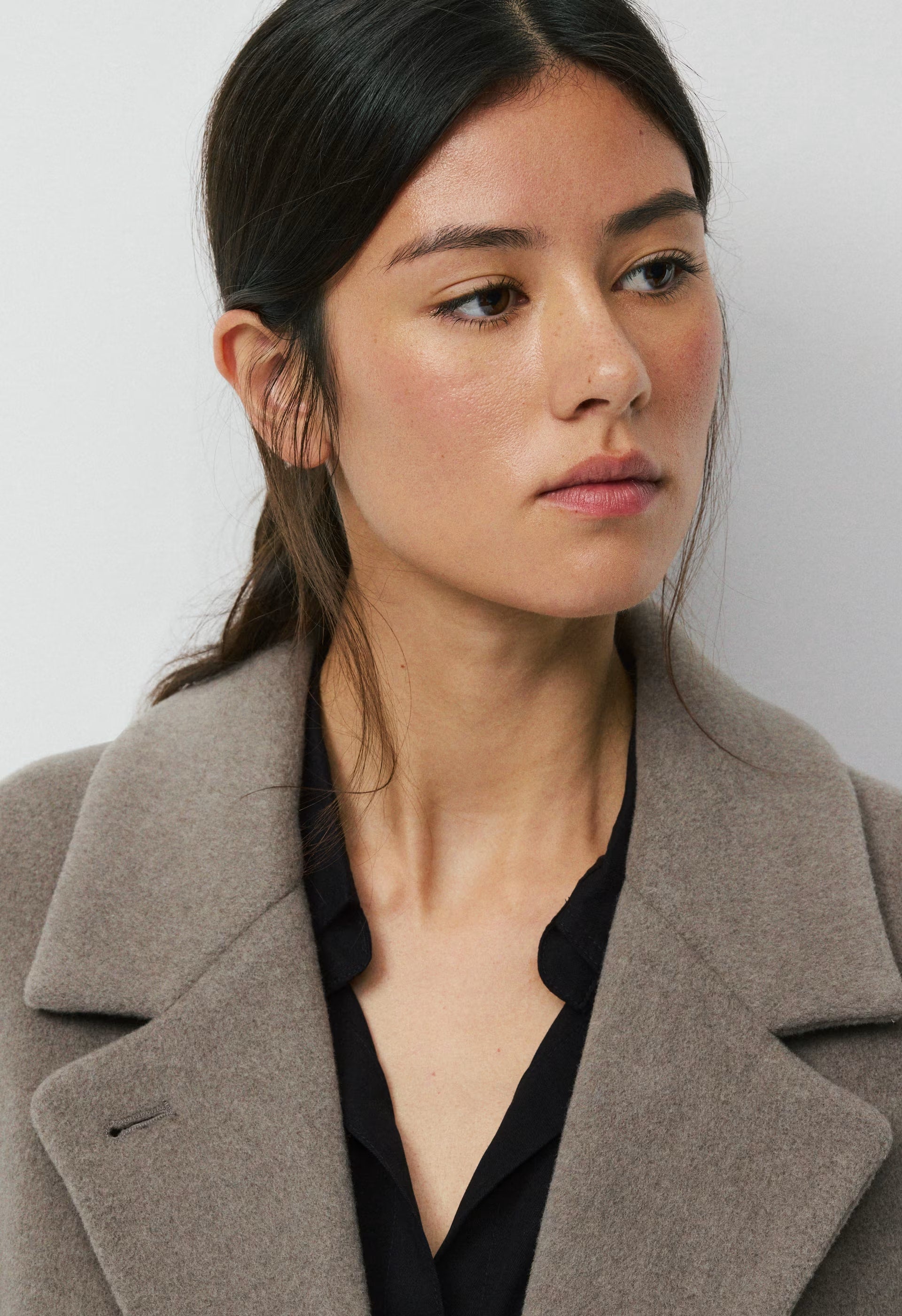 The Only Coat - Soft Wool Cashmere - HEATHER NOMAD TAUPE