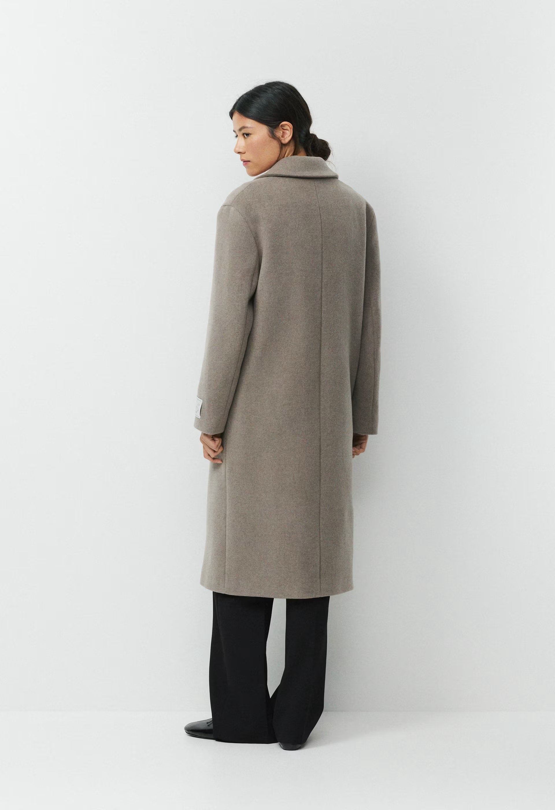 The Only Coat - Soft Wool Cashmere - HEATHER NOMAD TAUPE
