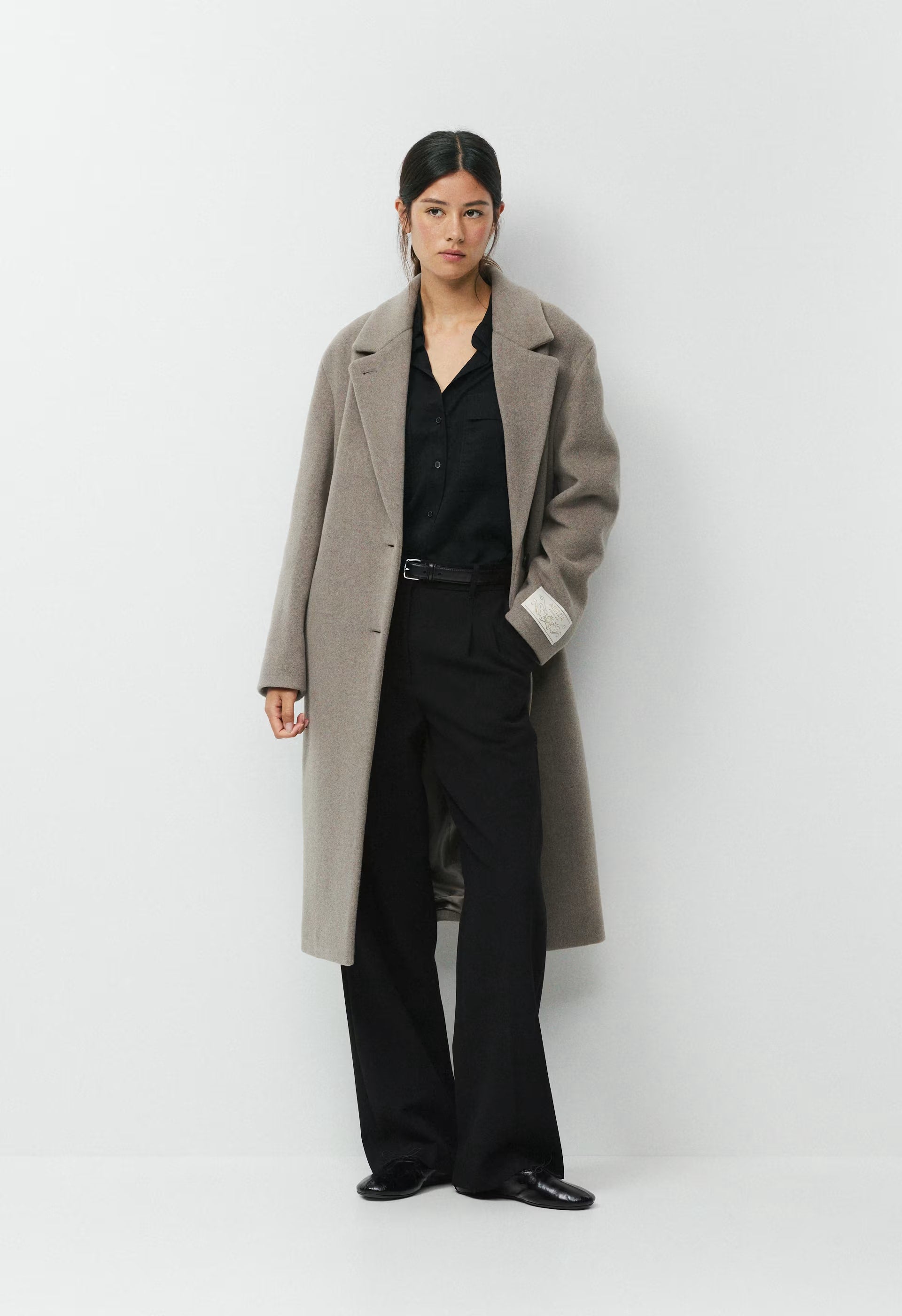 The Only Coat - Soft Wool Cashmere - HEATHER NOMAD TAUPE