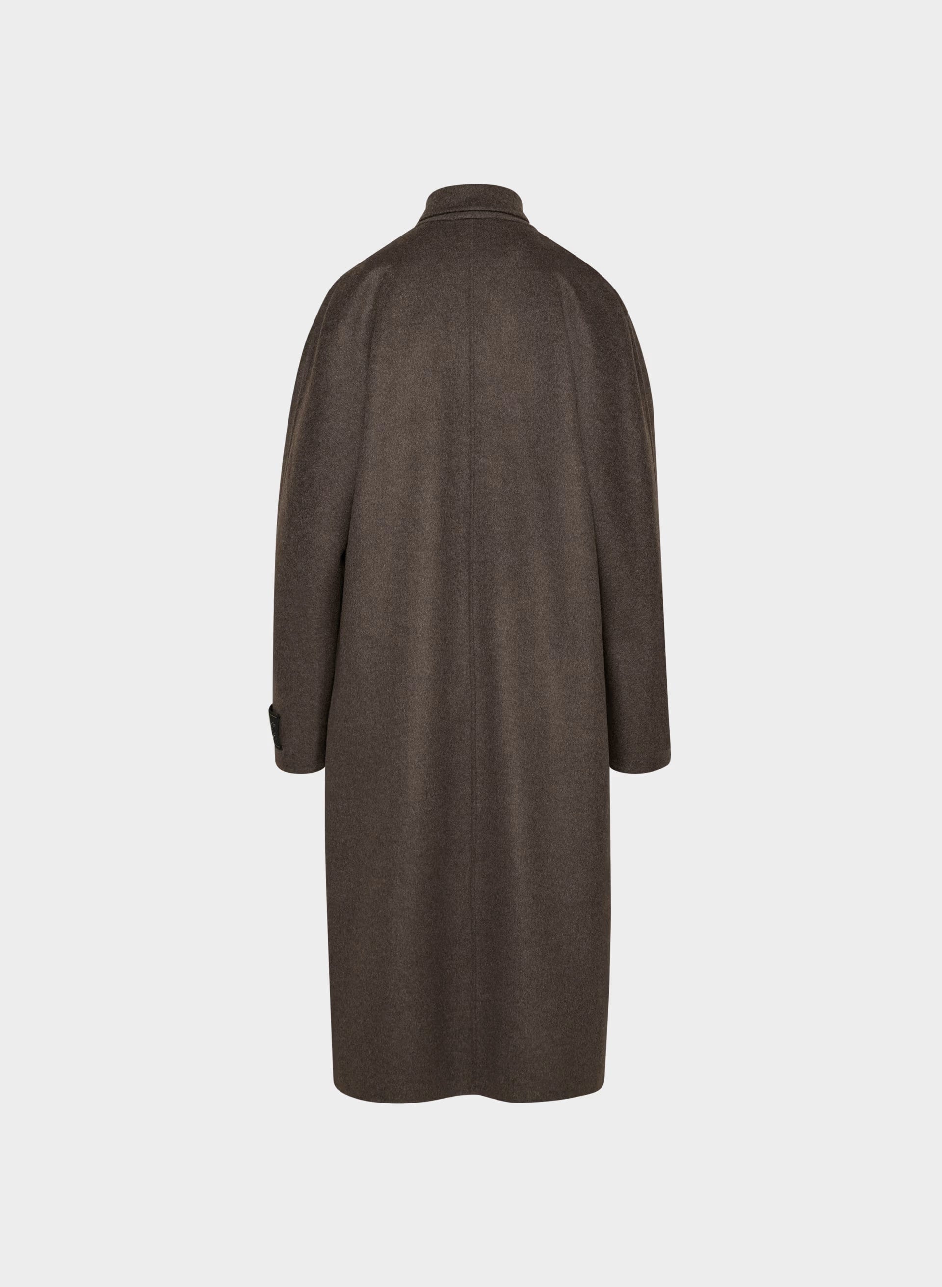 The Slouch™ Double-Faced Coat - Luxe (Re)Wool - SOOT
