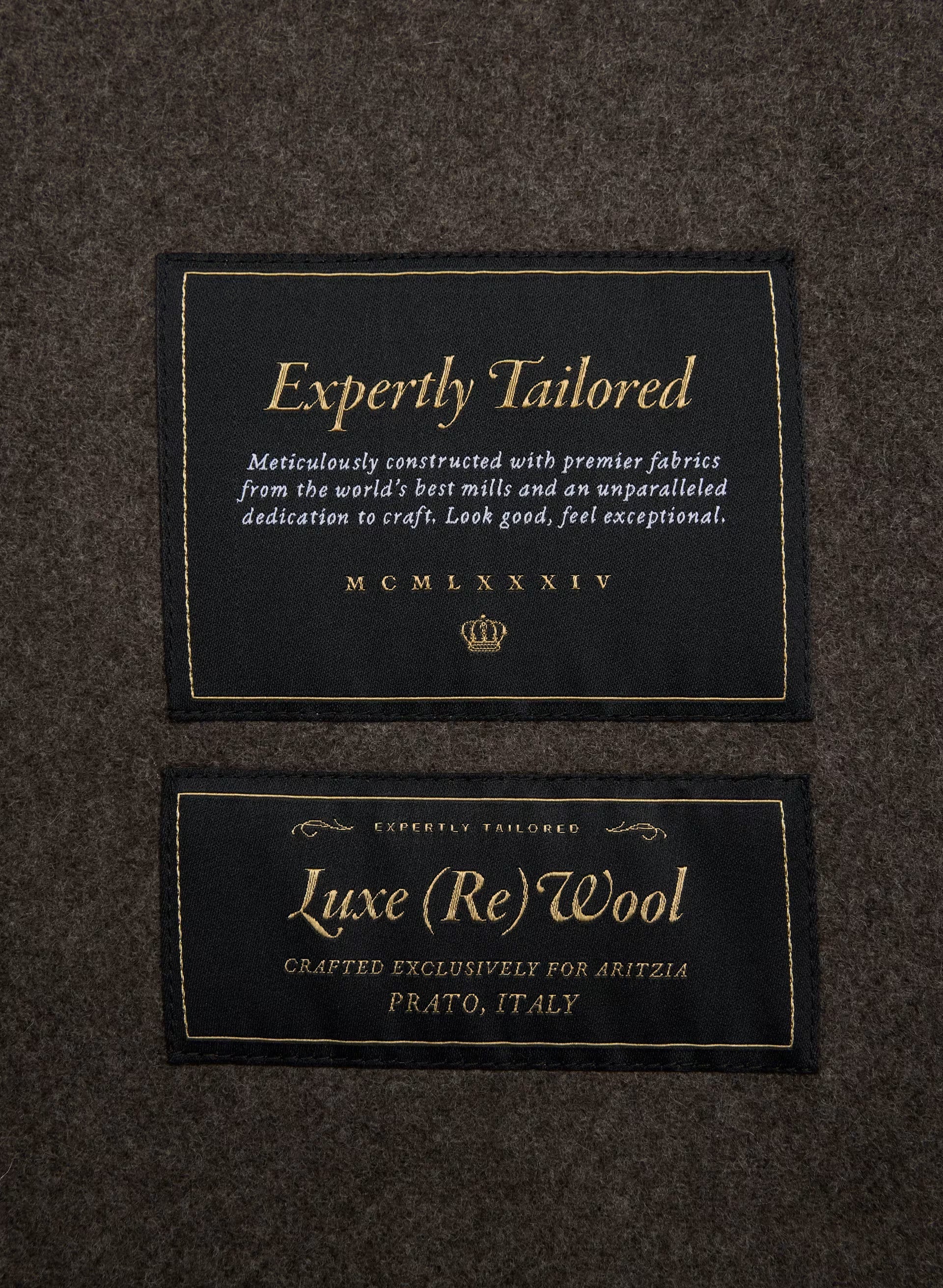 The Slouch™ Double-Faced Coat - Luxe (Re)Wool - SOOT