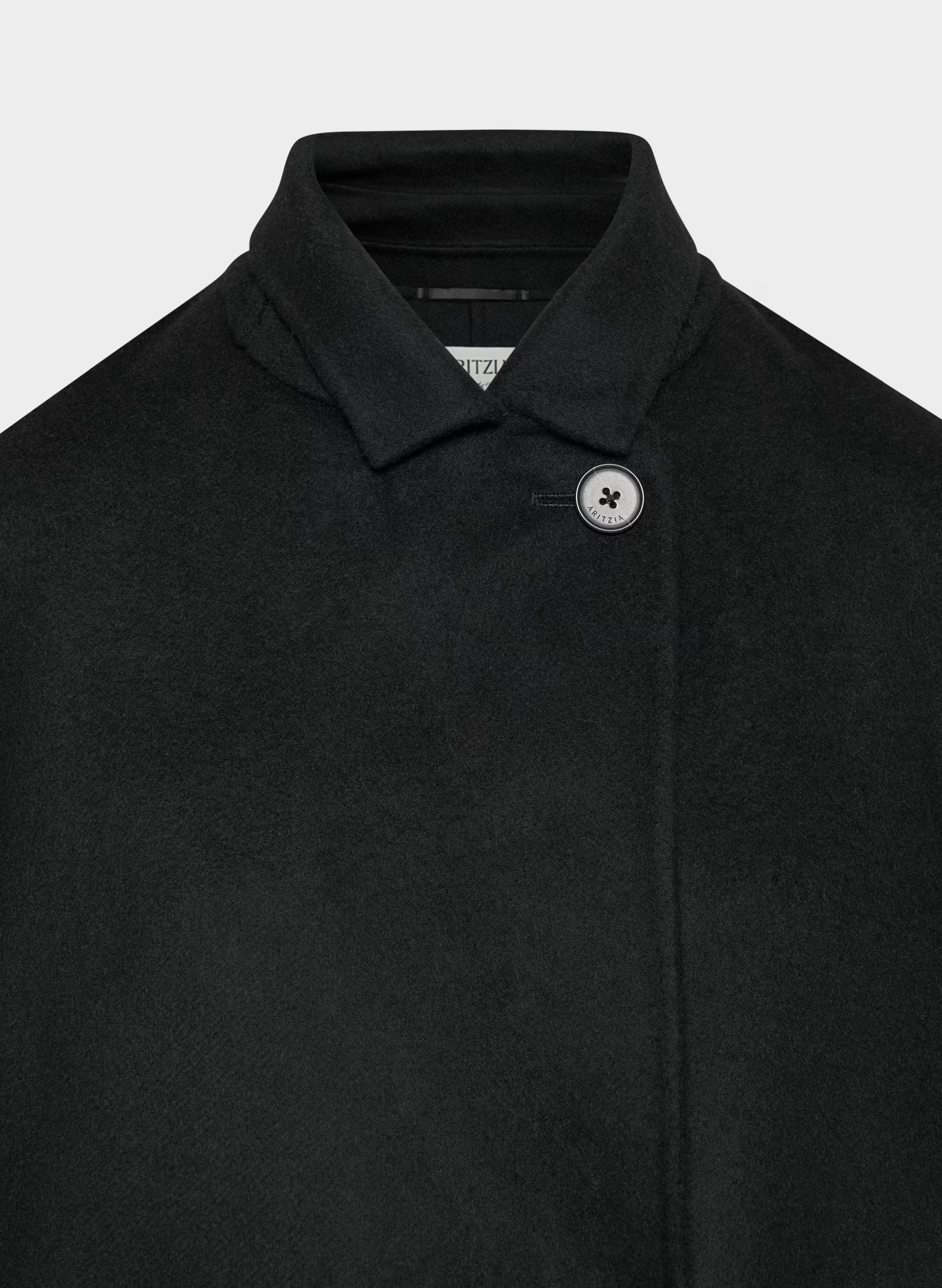 The Slouch™ Double-Faced Coat - Luxe (Re)Wool - BLACK