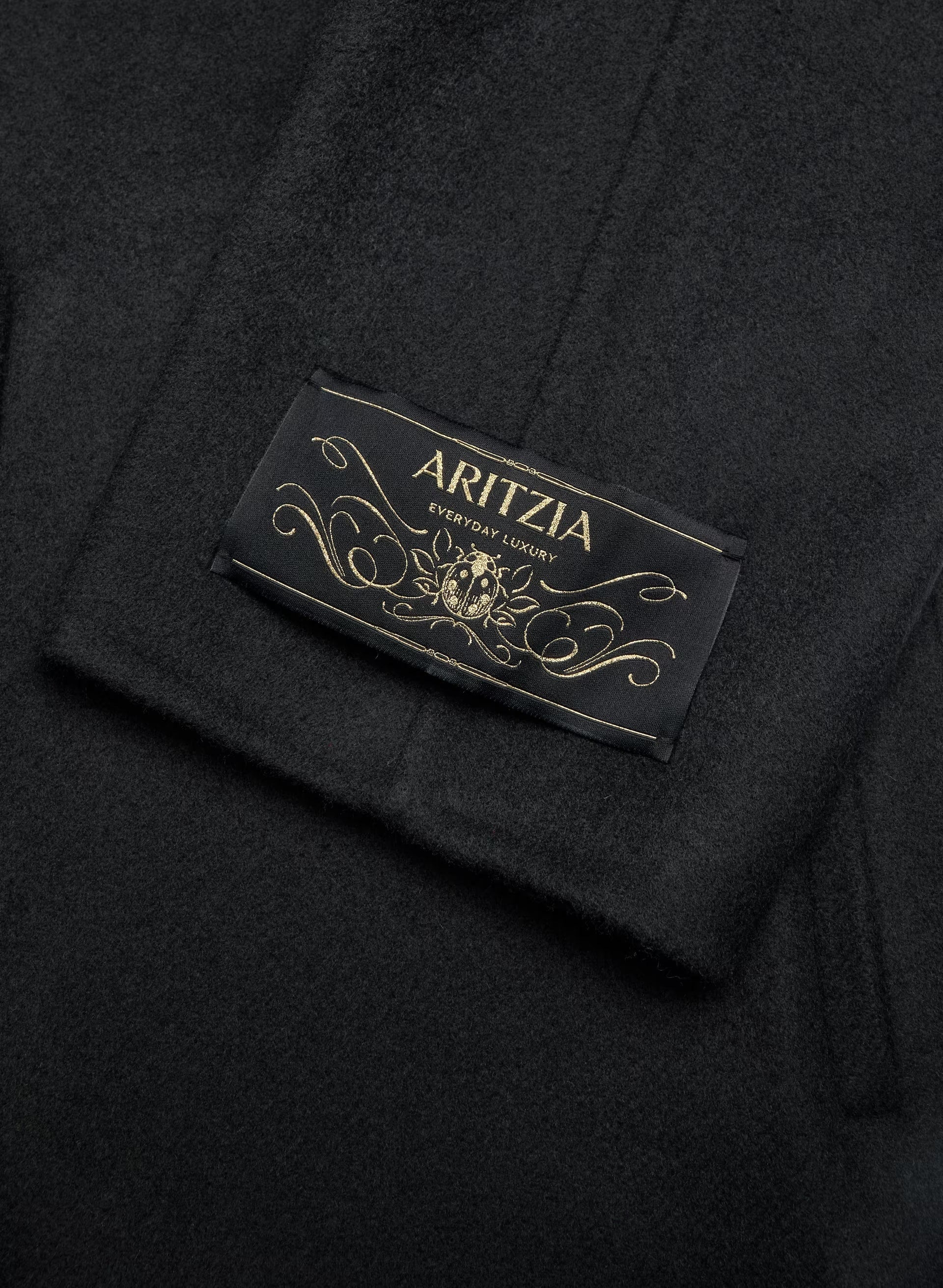 The Slouch™ Double-Faced Coat - Luxe (Re)Wool - BLACK