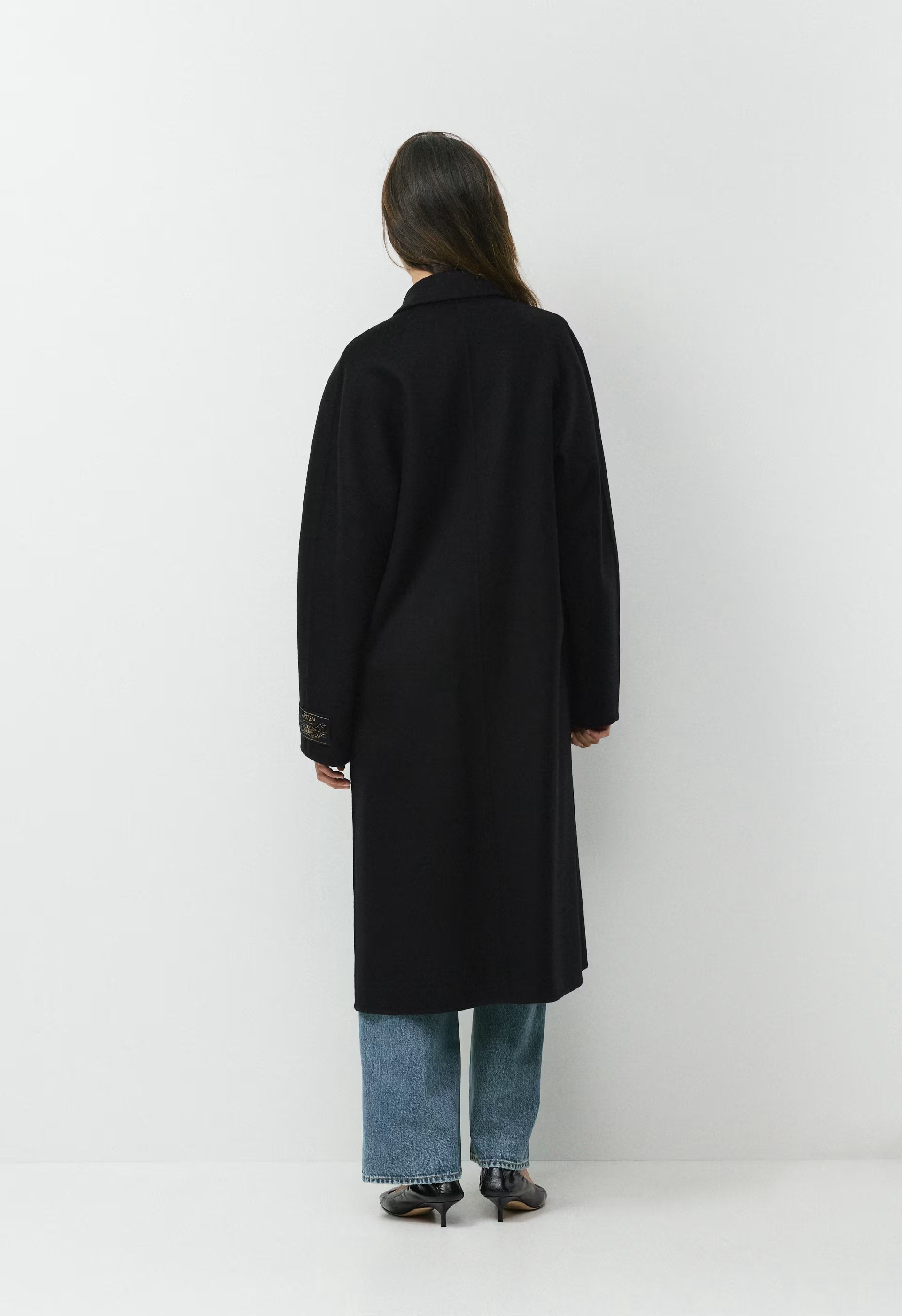 The Slouch™ Double-Faced Coat - Luxe (Re)Wool - BLACK
